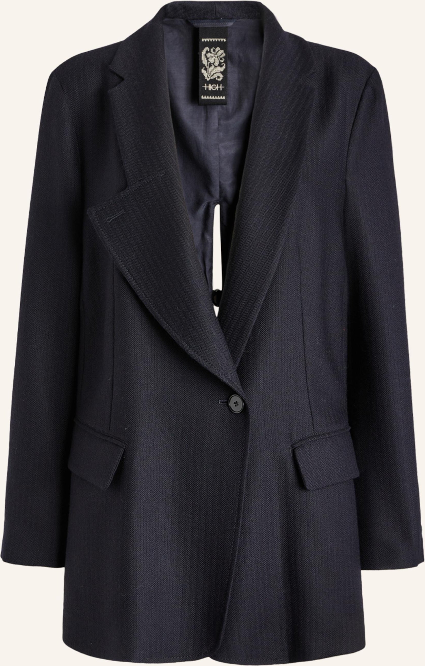 High Blazer Snarl blau