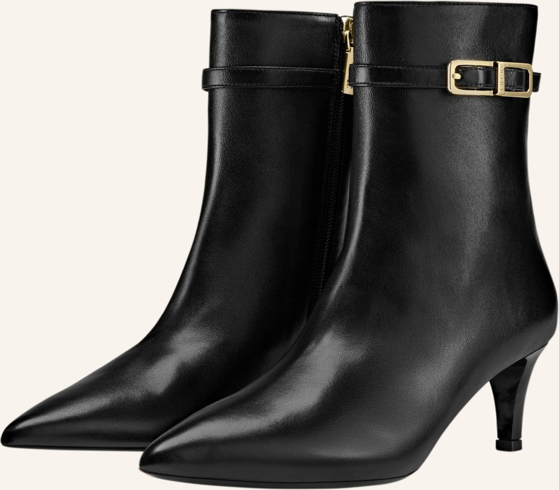 Aigner Heel Bootie Madonna 12d schwarz