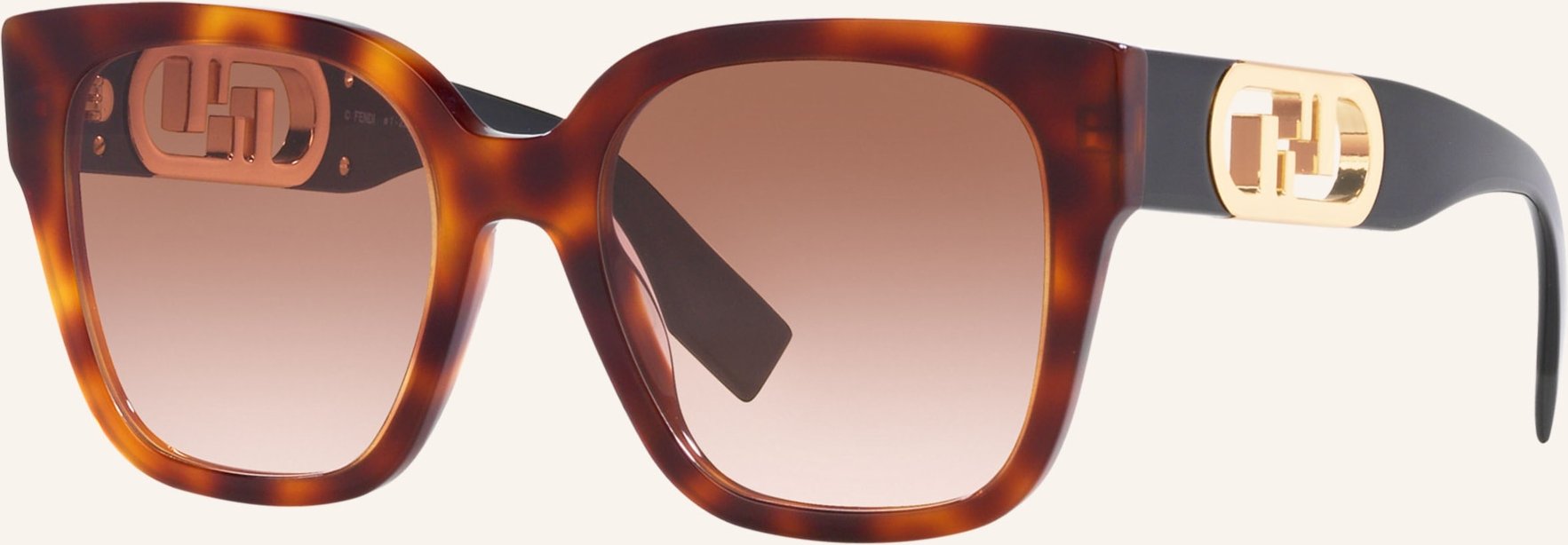 Fendi Sonnenbrille fn000632 braun