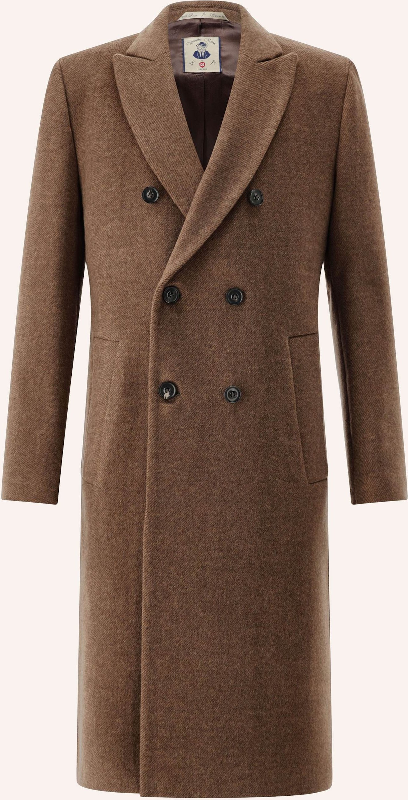 Cg - Club Of Gents Mantel Cg Malton Bv Slim Fit braun