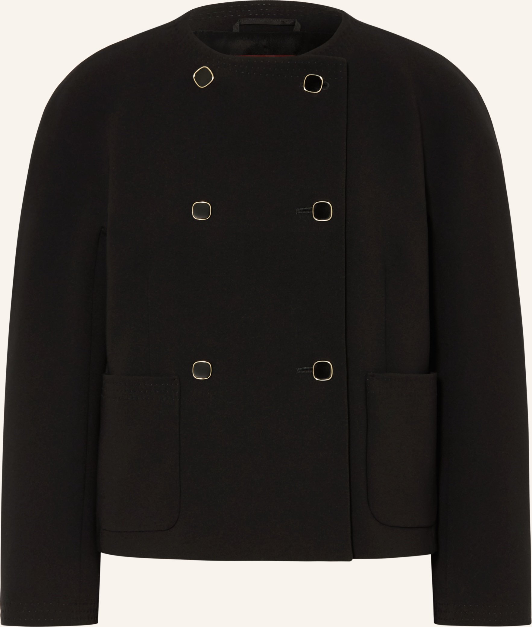 Max Mara Studio Kastenjacke Ombrosa schwarz