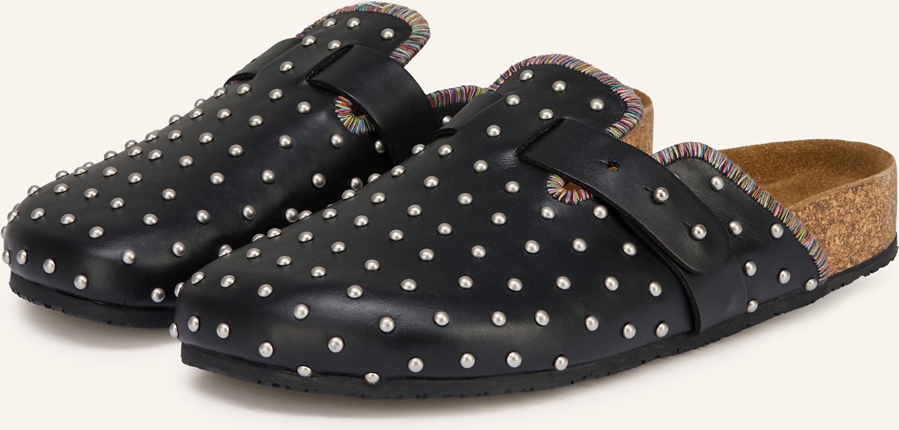 Arizona Love Pantoletten Joe Mit Nieten schwarz