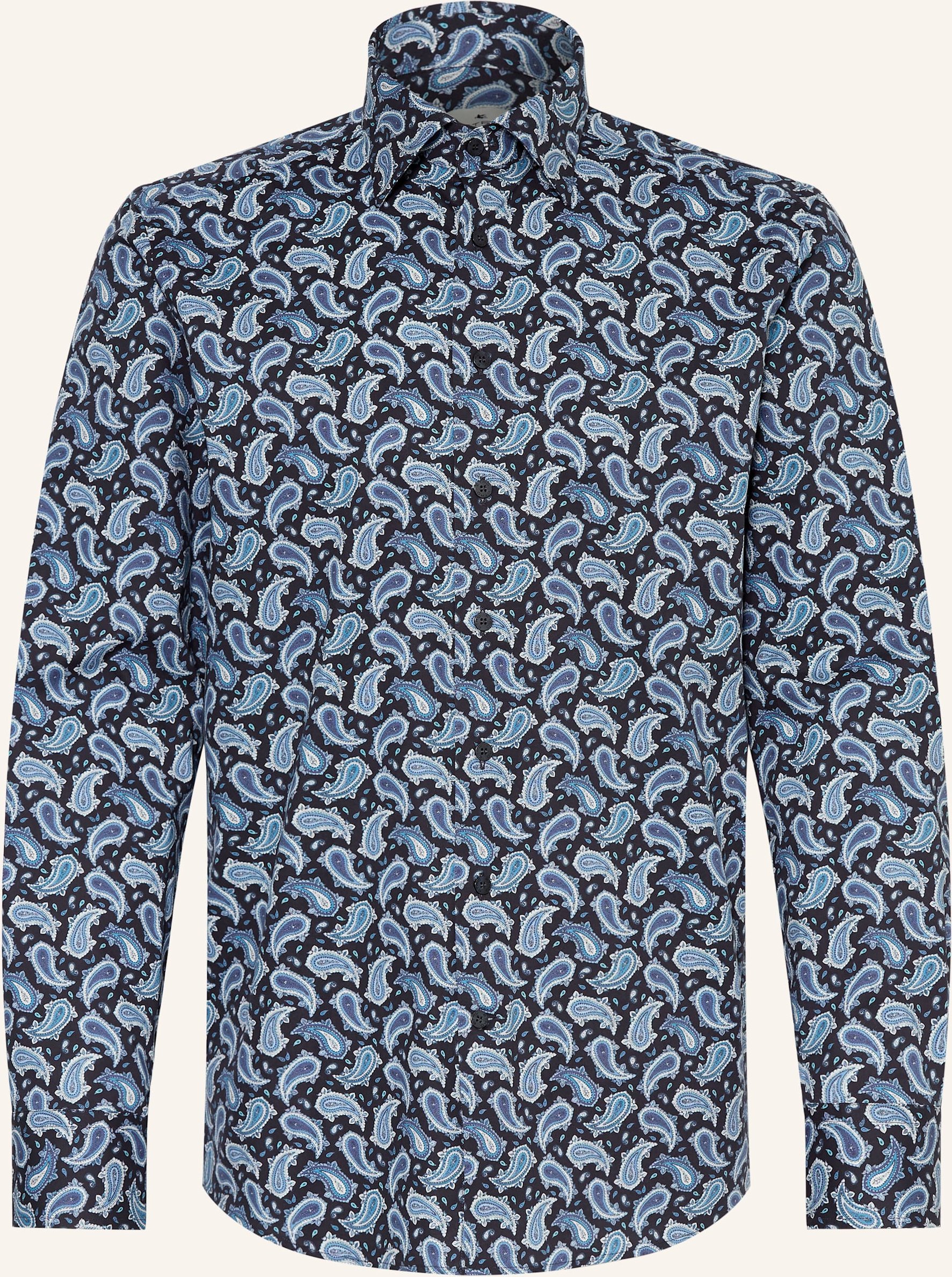 Etro Hemd Regular Fit blau