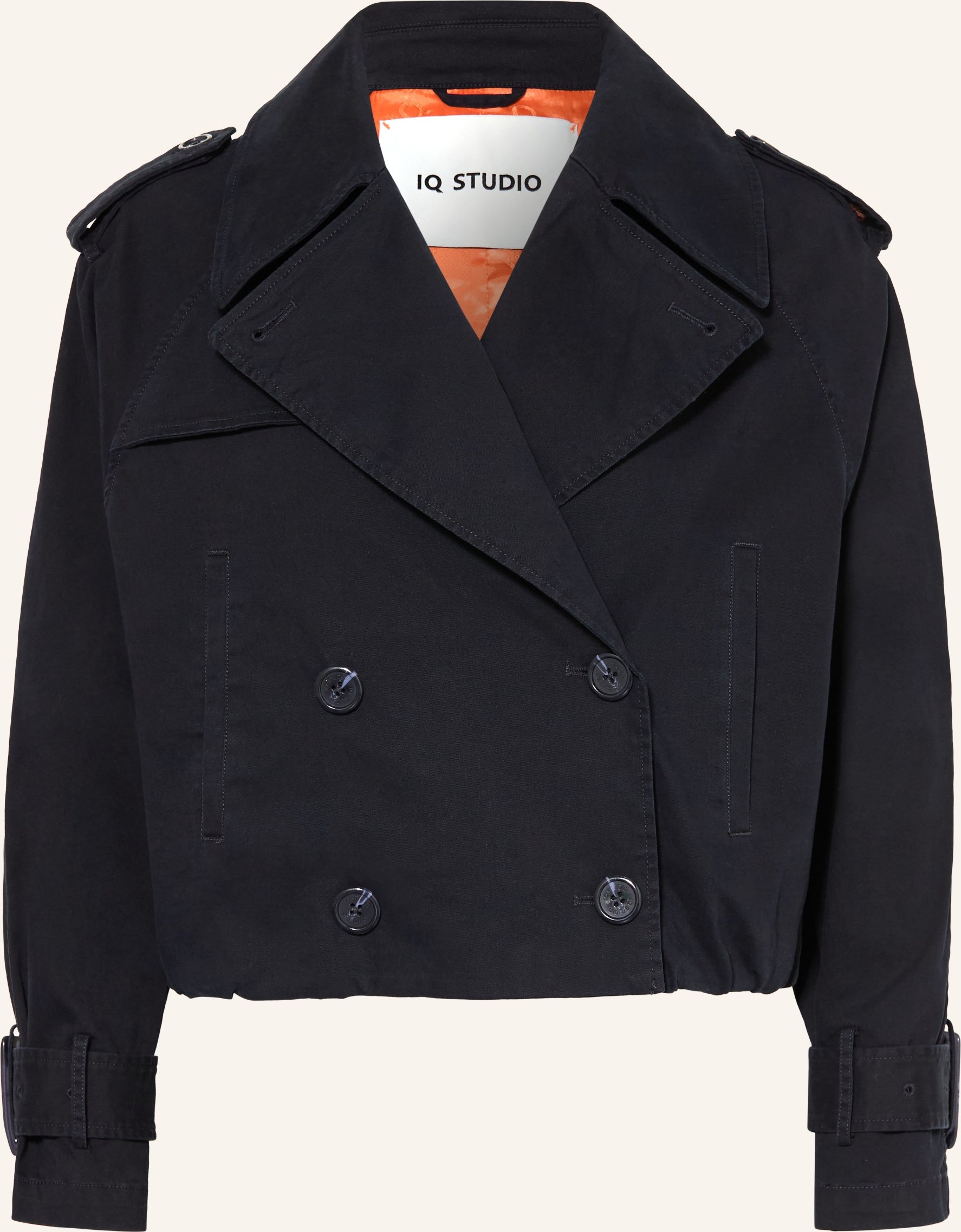 Iq Studio Trench-Jacke blau