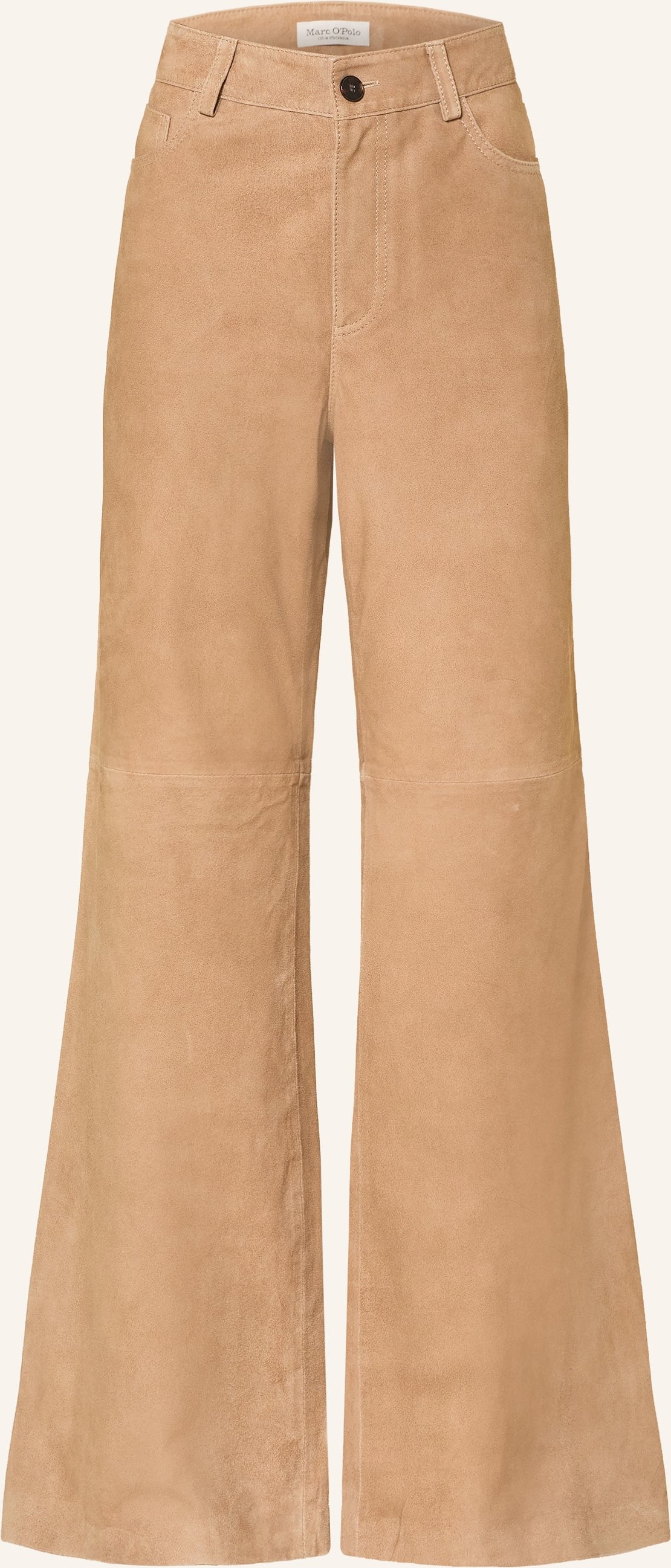 Marc O'polo Lederhose beige