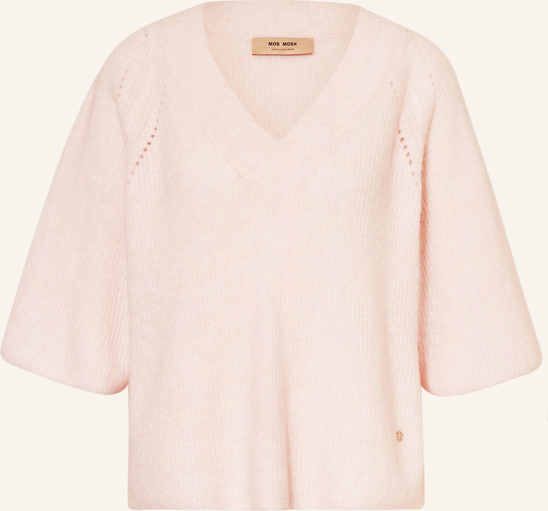 Mos Mosh Strickshirt Mmtaci Mit Alpaka rosa