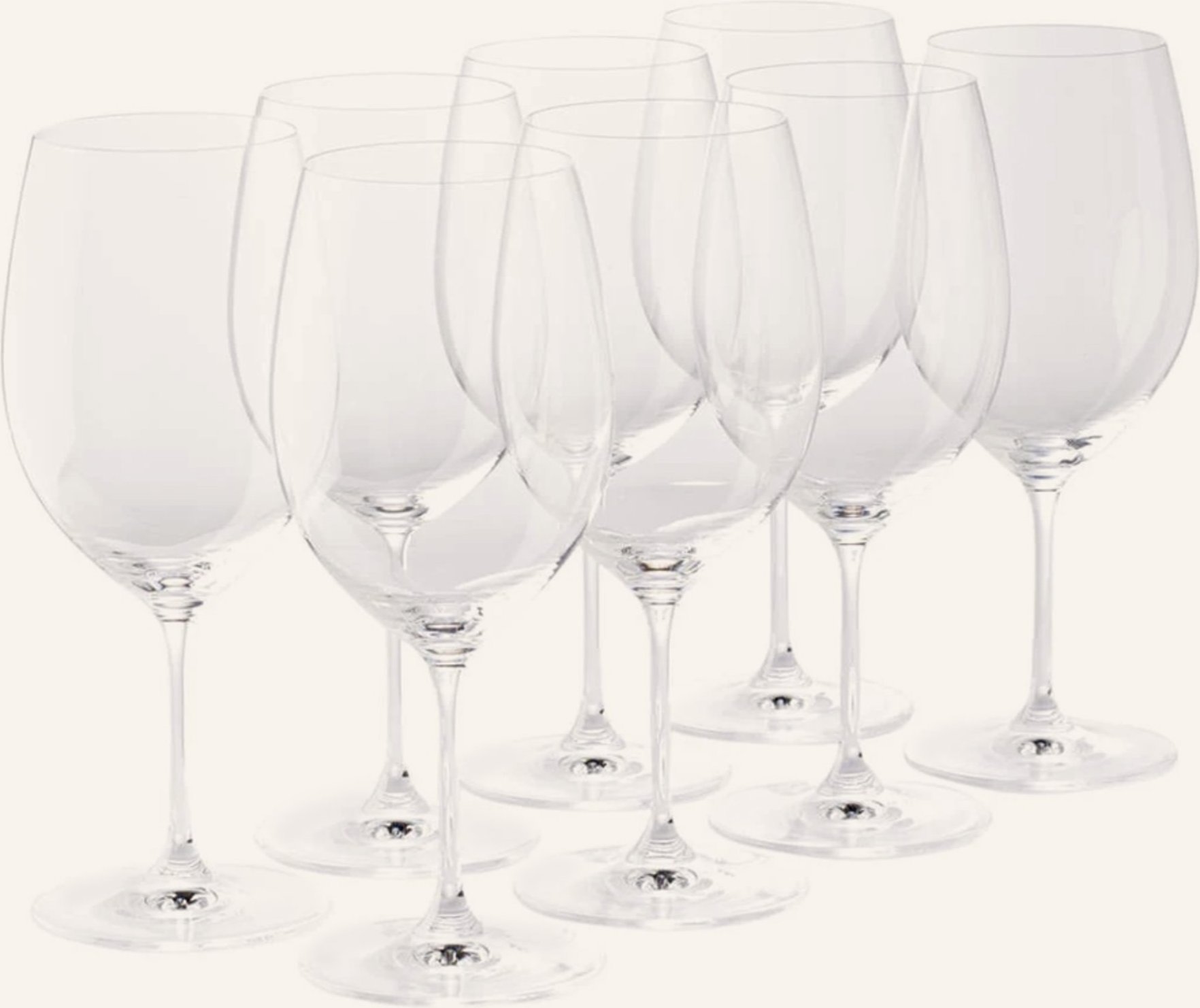 Riedel 8er-Set Weingläser Vinum Cabernet Sauvignon/ Merlot transparent