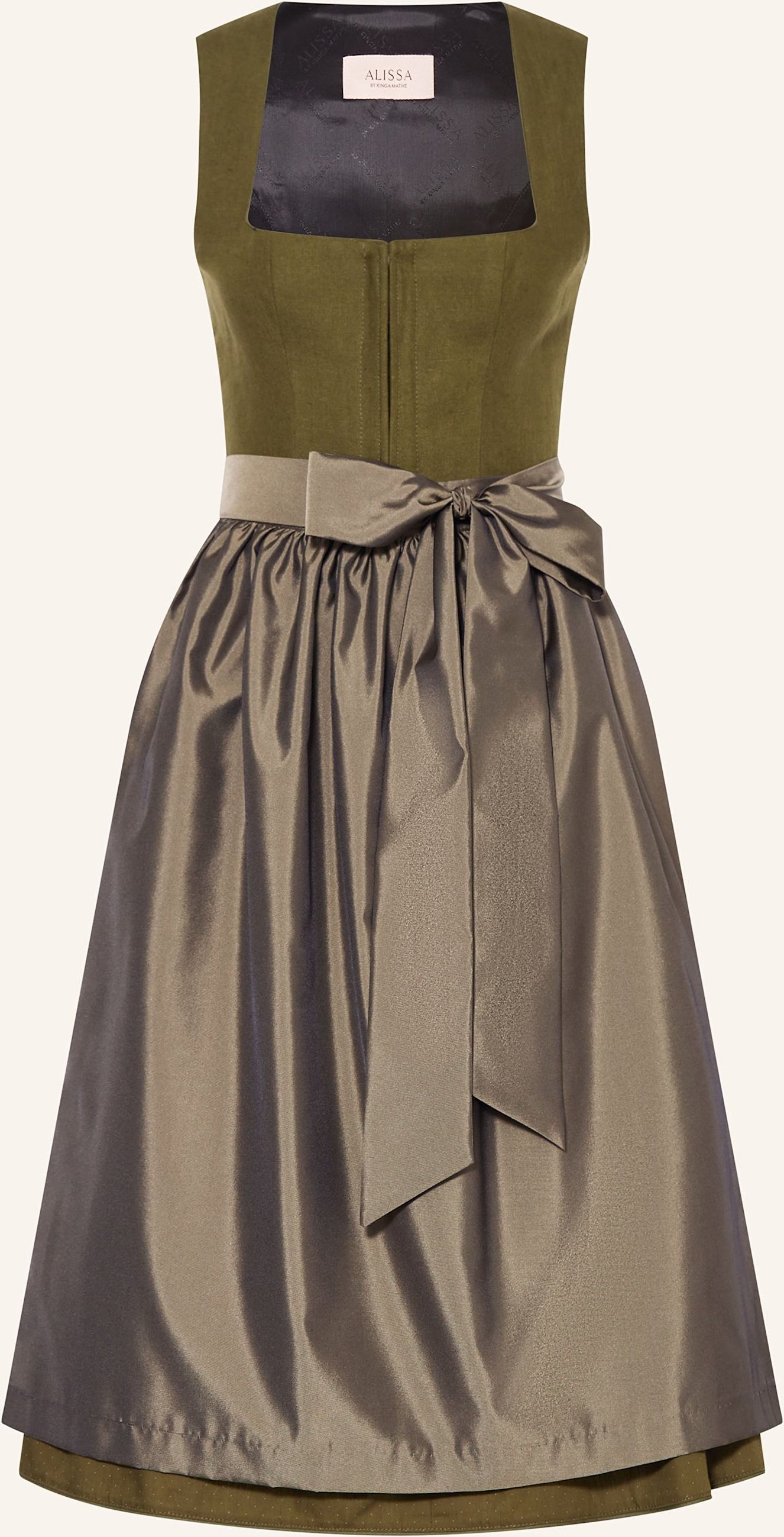 Thumbnail - Alissa By Kinga Mathe Dirndl Adri Mit Leinen gruen