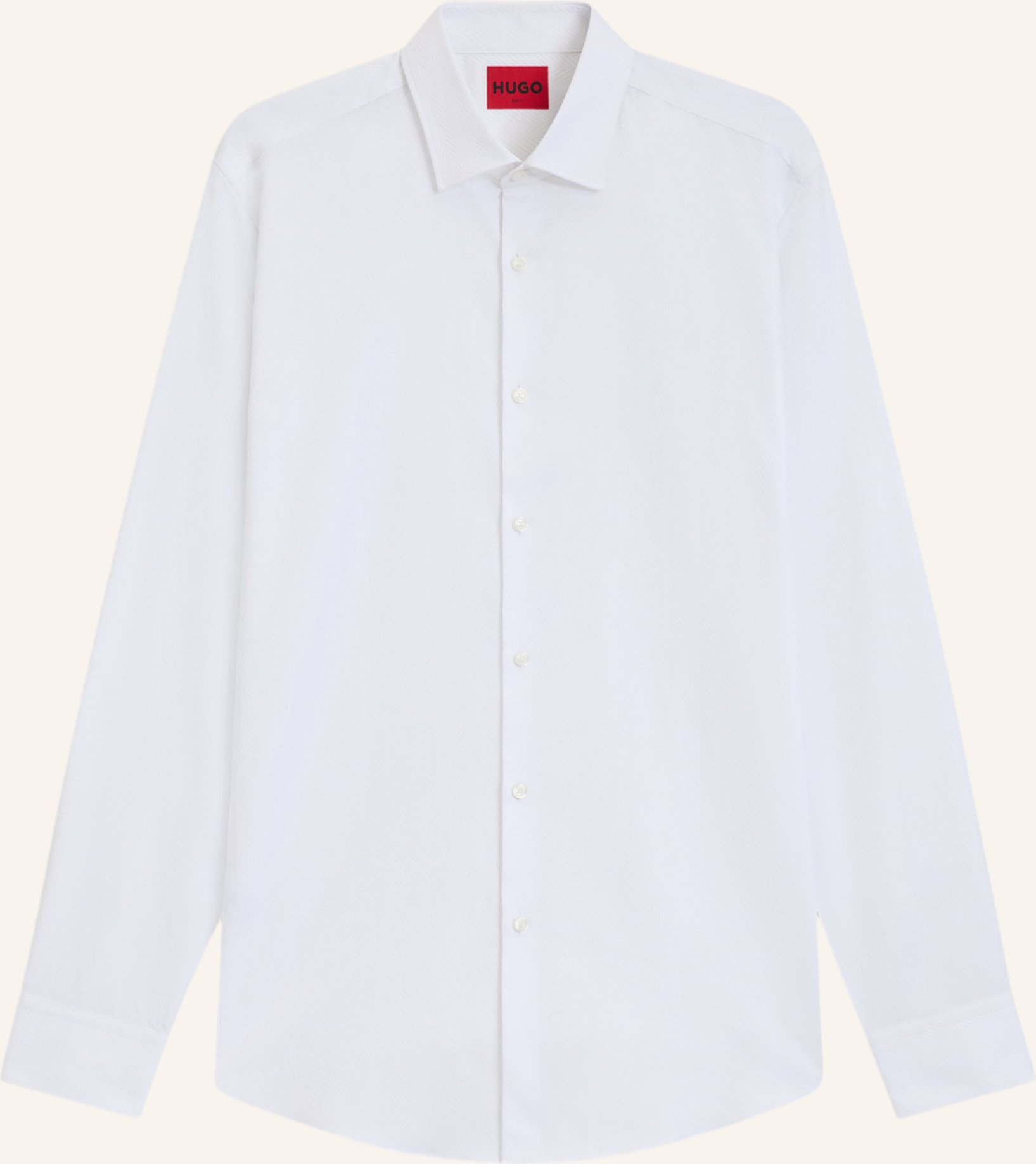 Hugo Business Hemd Kenno Slim Fit weiss