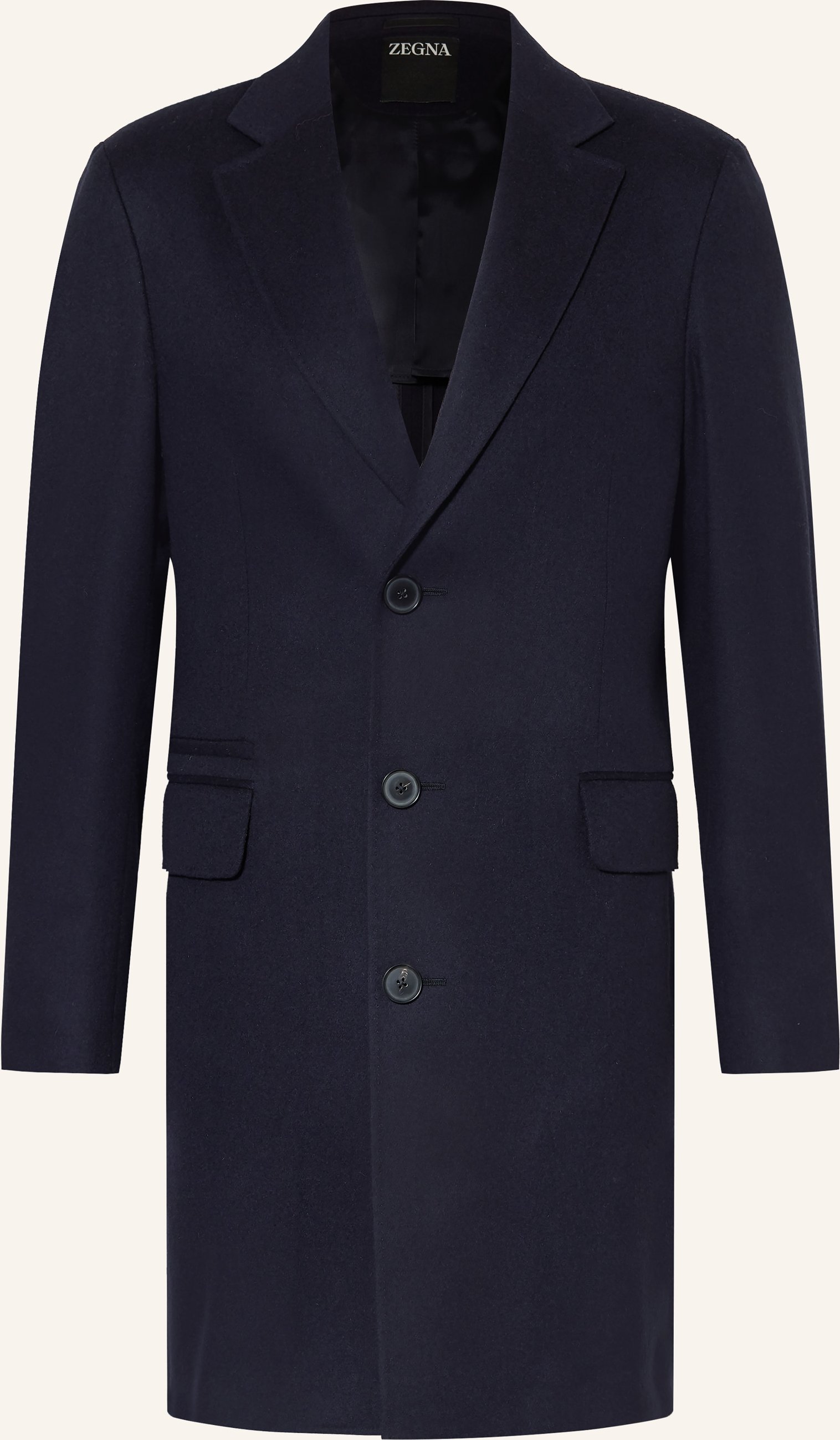 Thumbnail - Zegna Wollmantel blau