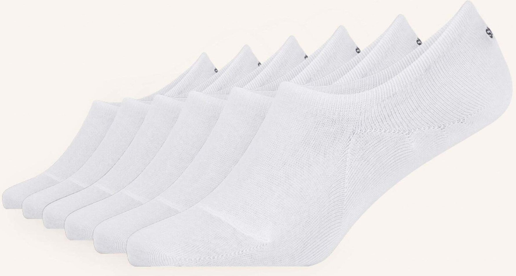 Snocks 6er-Pack Füßlinge weiss