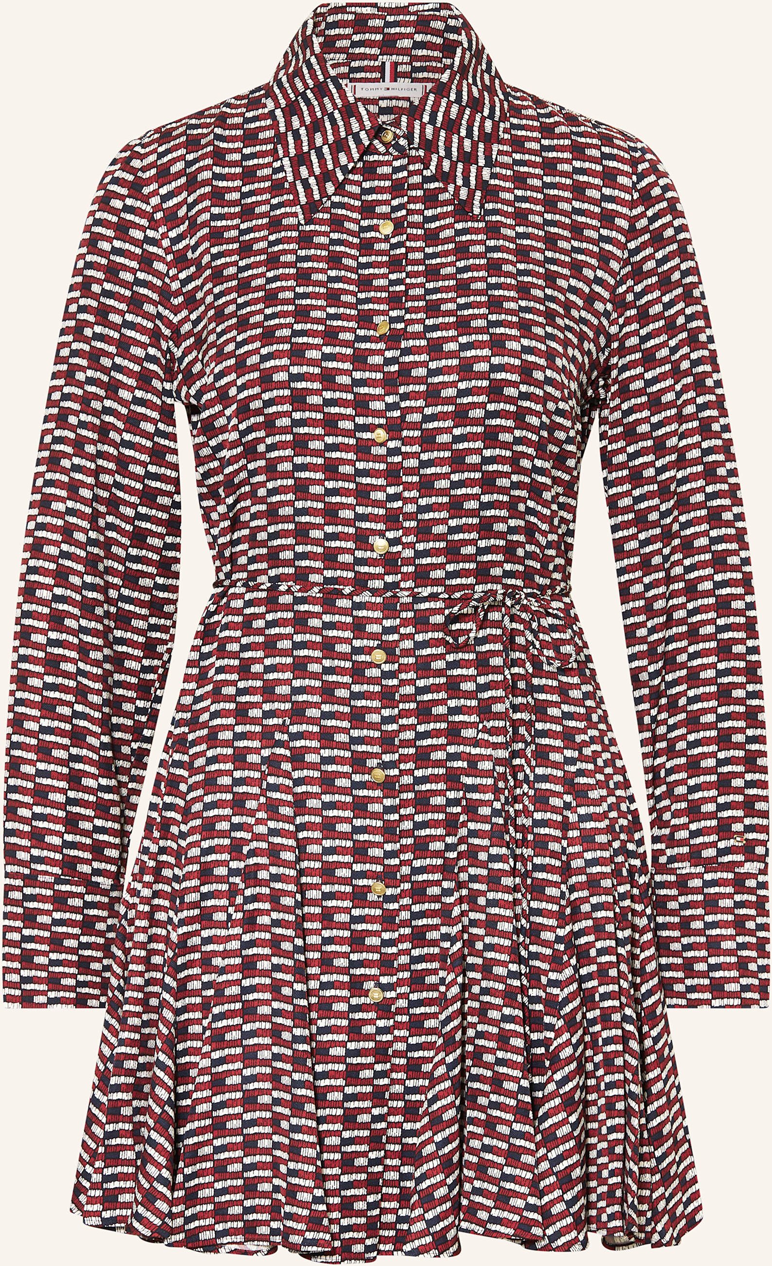 Tommy Hilfiger Hemdblusenkleid rot