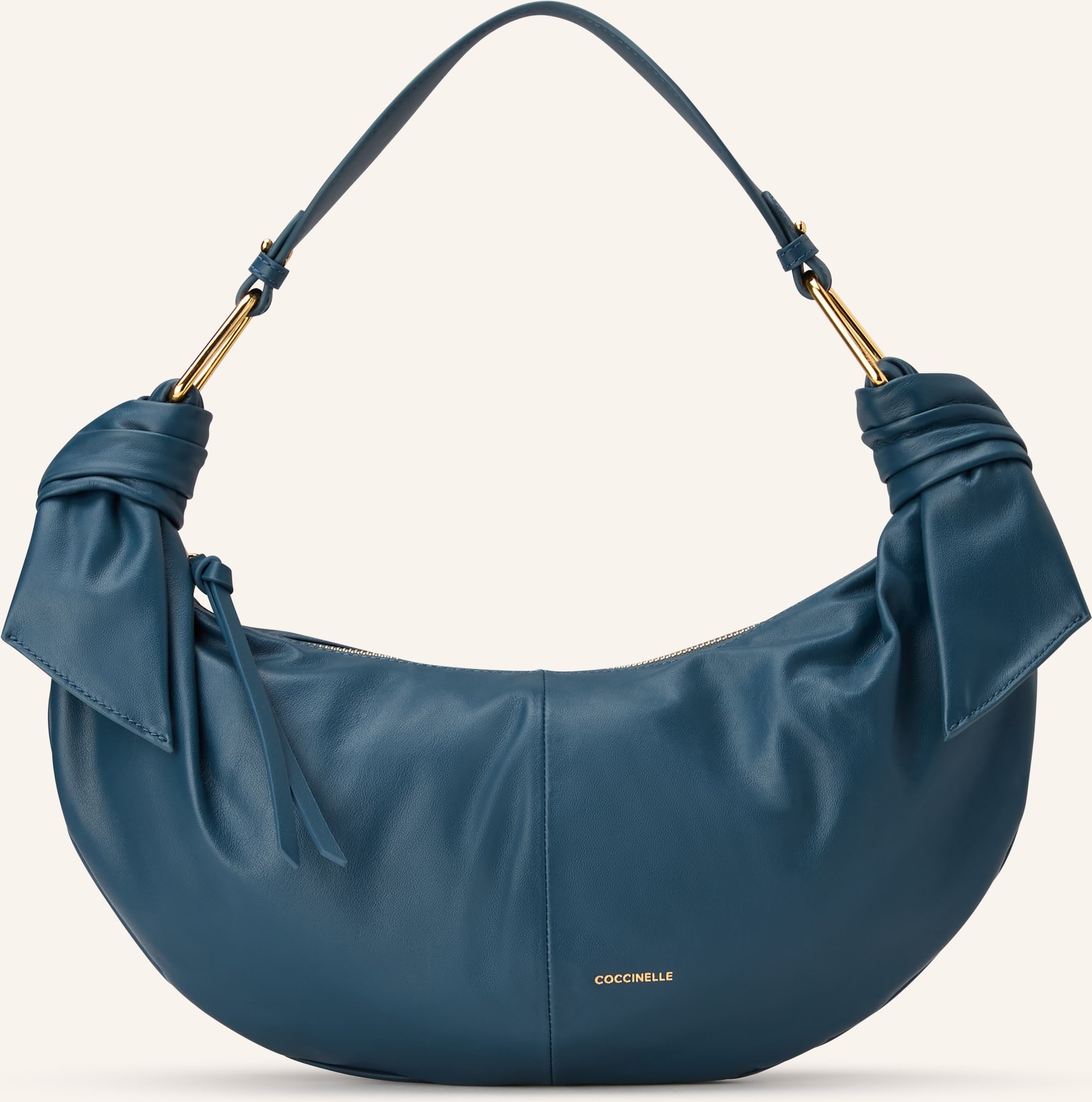 Coccinelle Schultertasche blau