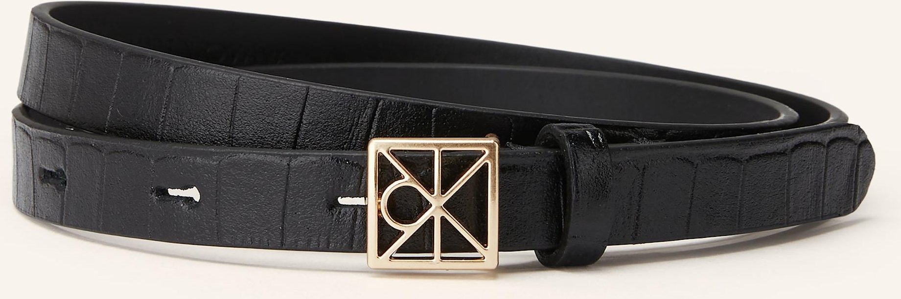 Calvin Klein Ledergürtel schwarz