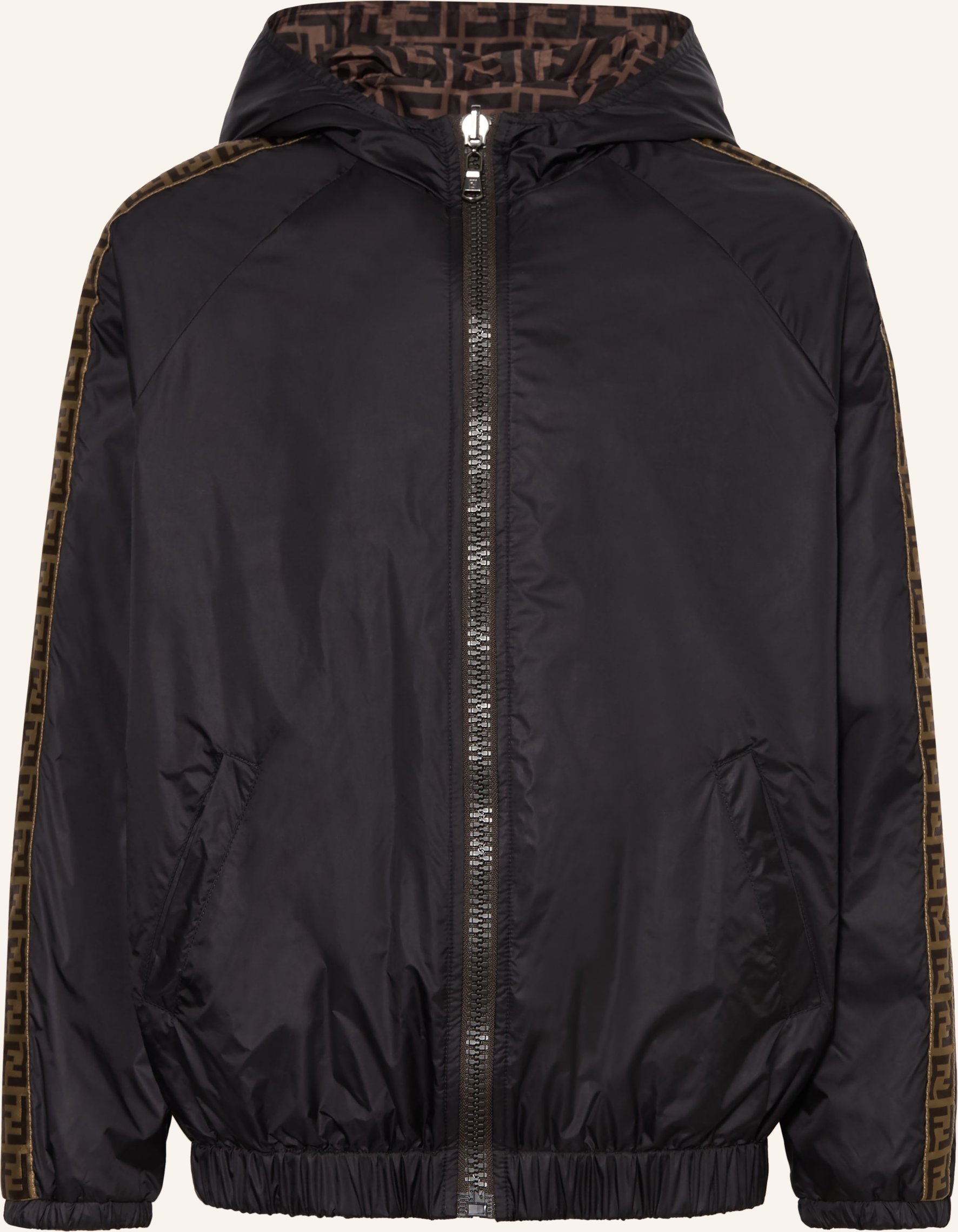 Fendi Jacke Zum Wenden schwarz
