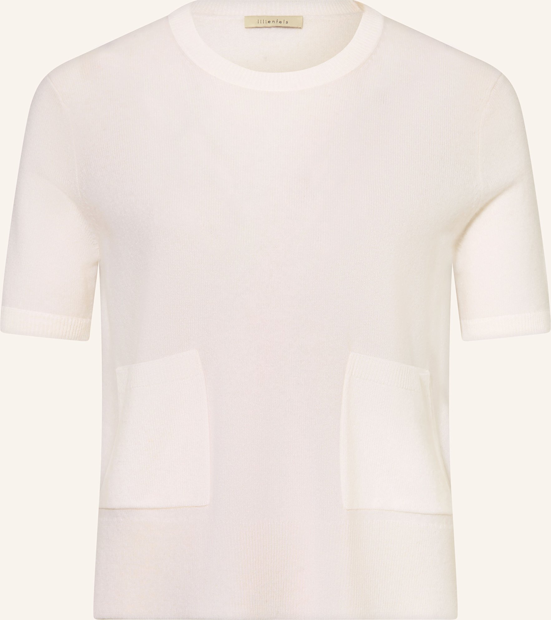 Lilienfels Strickshirt Mit Cashmere weiss