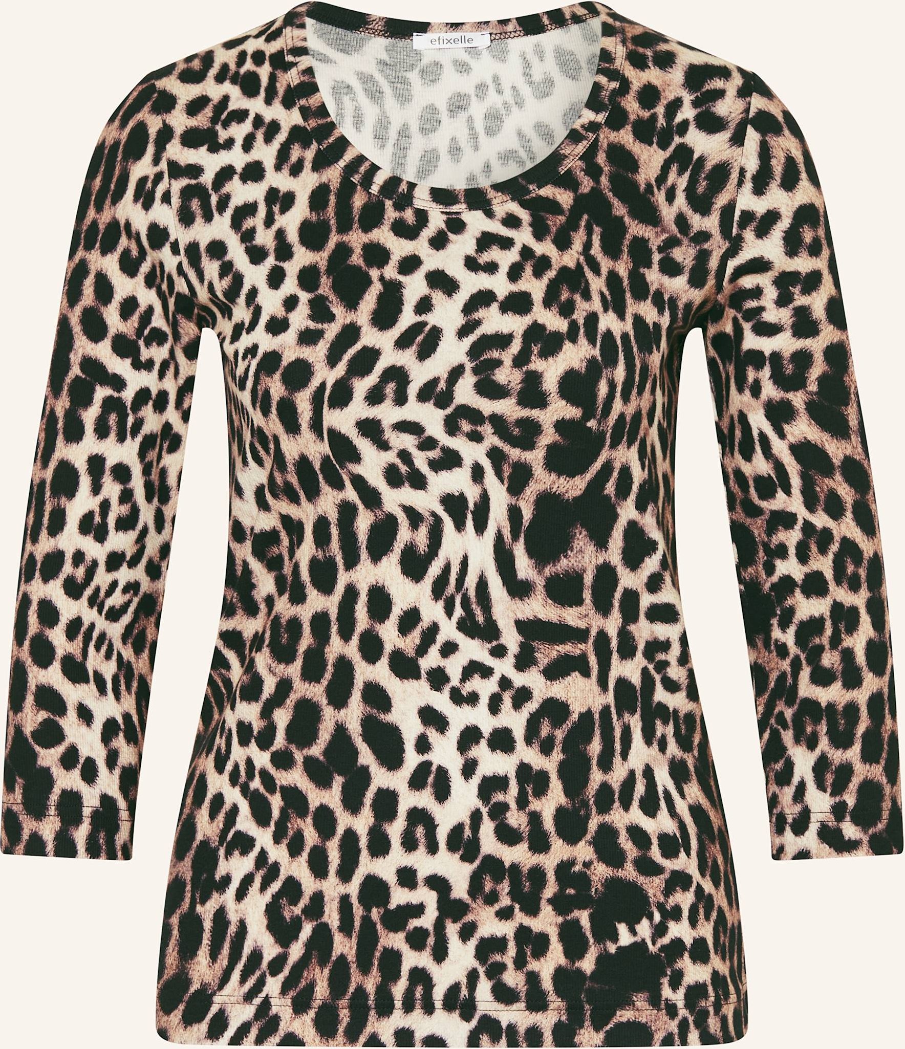 Efixelle Shirt Mit 3/4-Arm beige