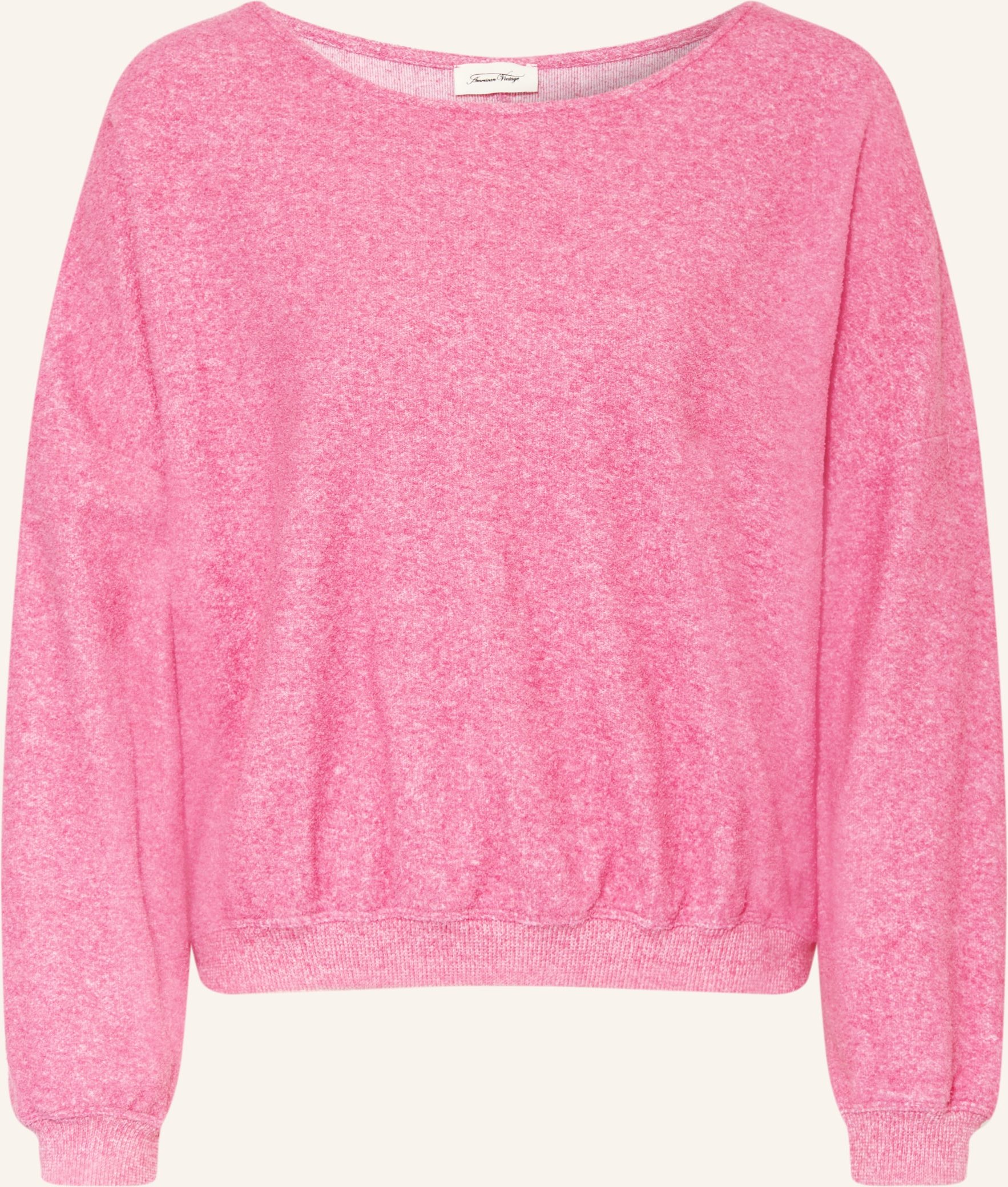 American Vintage Sweatshirt Cluway pink