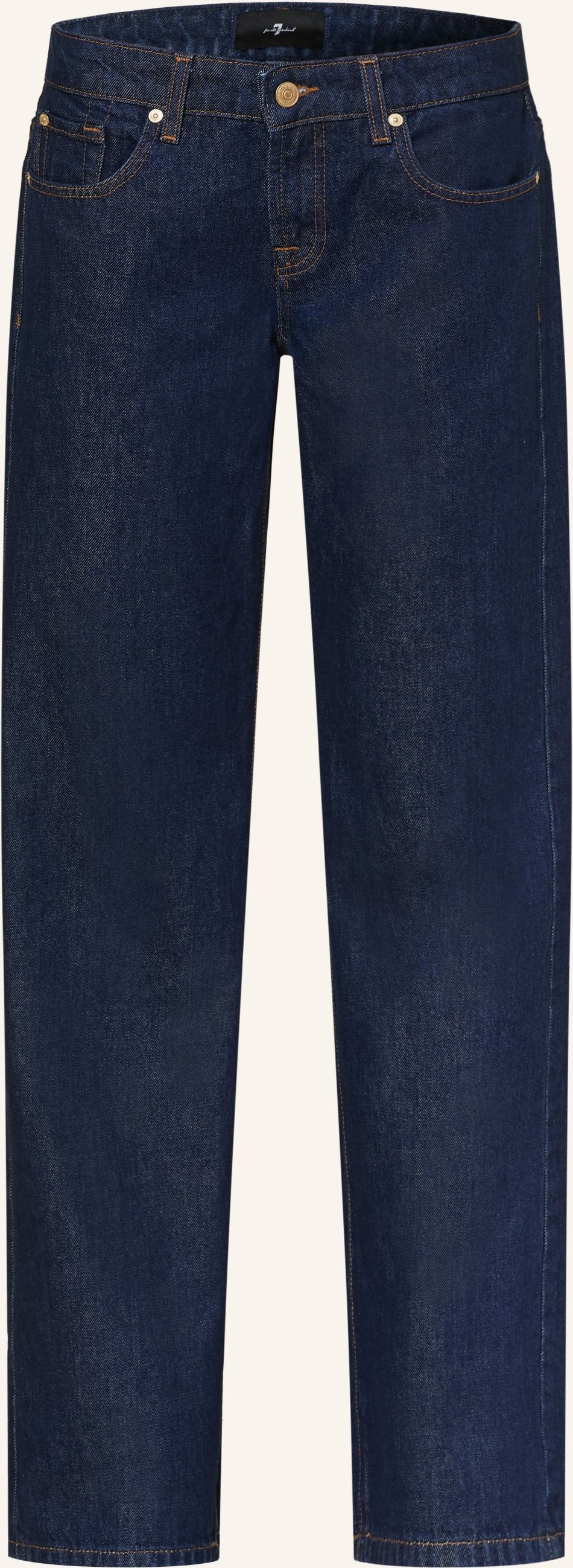 7 For All Mankind Straight Jeans blau