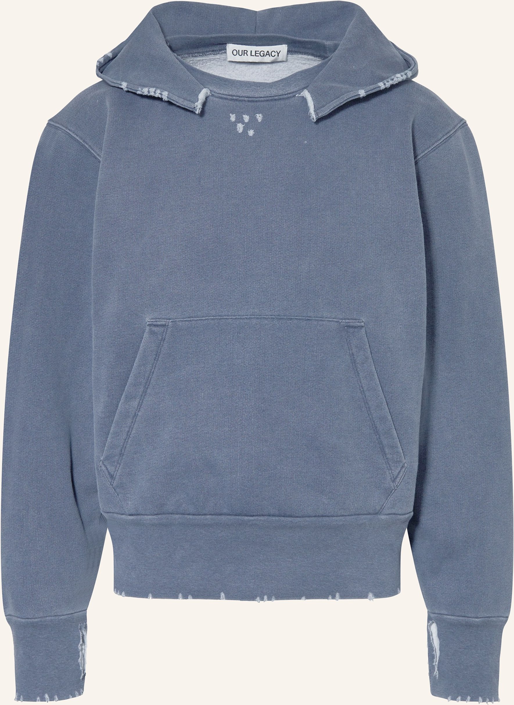 Our Legacy Hoodie Relic blau