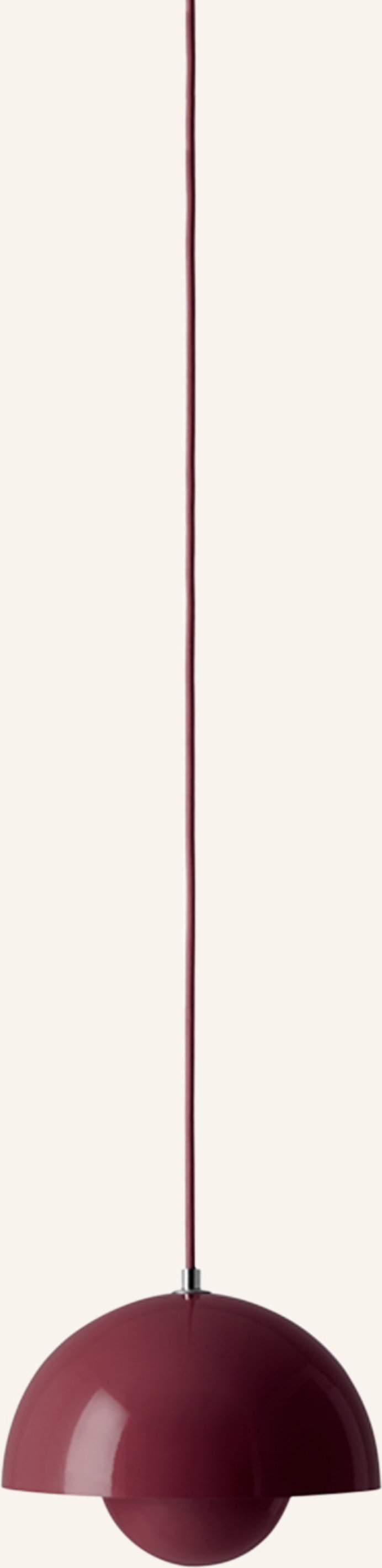 &Tradition Pendelleuchte Flowerpot vp1 rot