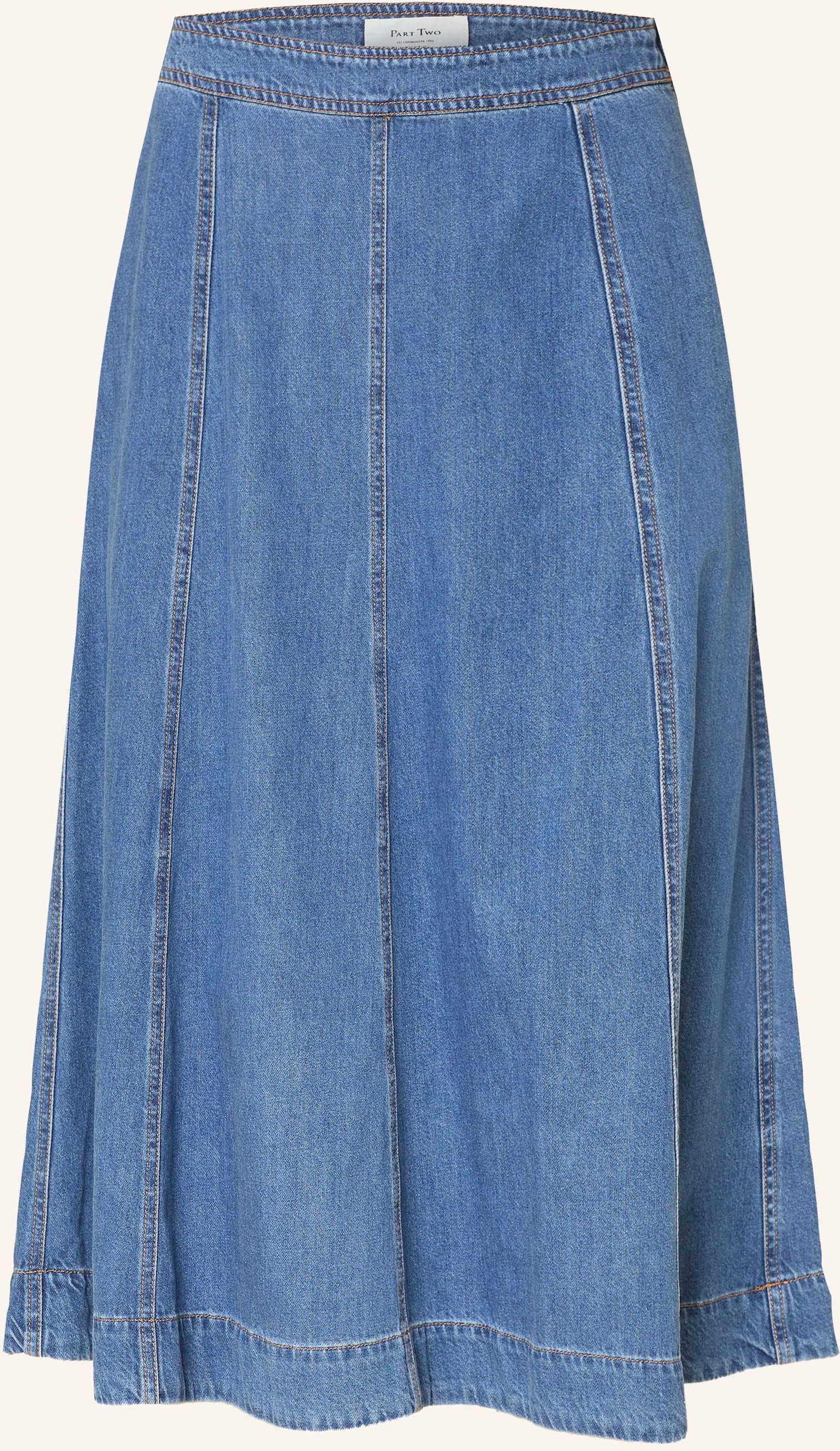 Part Two Jeansrock Petrinapw blau