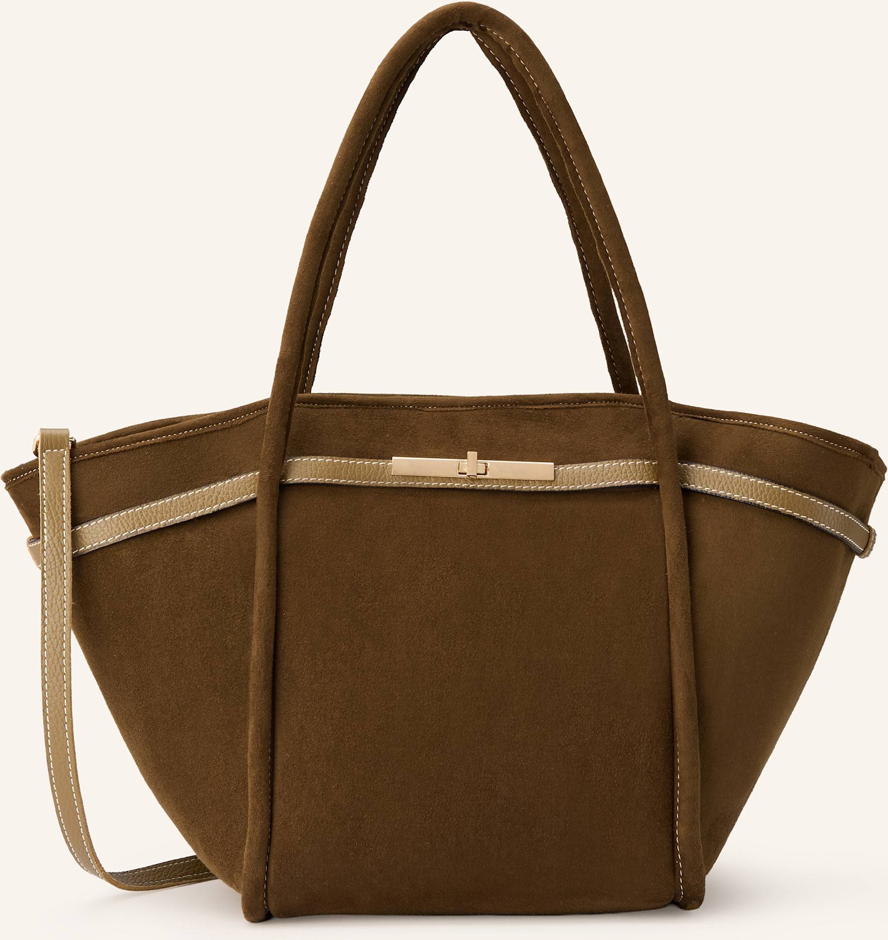 Thumbnail - Viamailbag Shopper Chantal Suede gruen