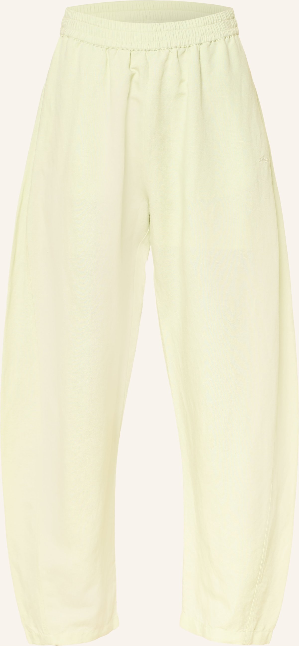 Boss Hose Talinen Mit Leinen gruen