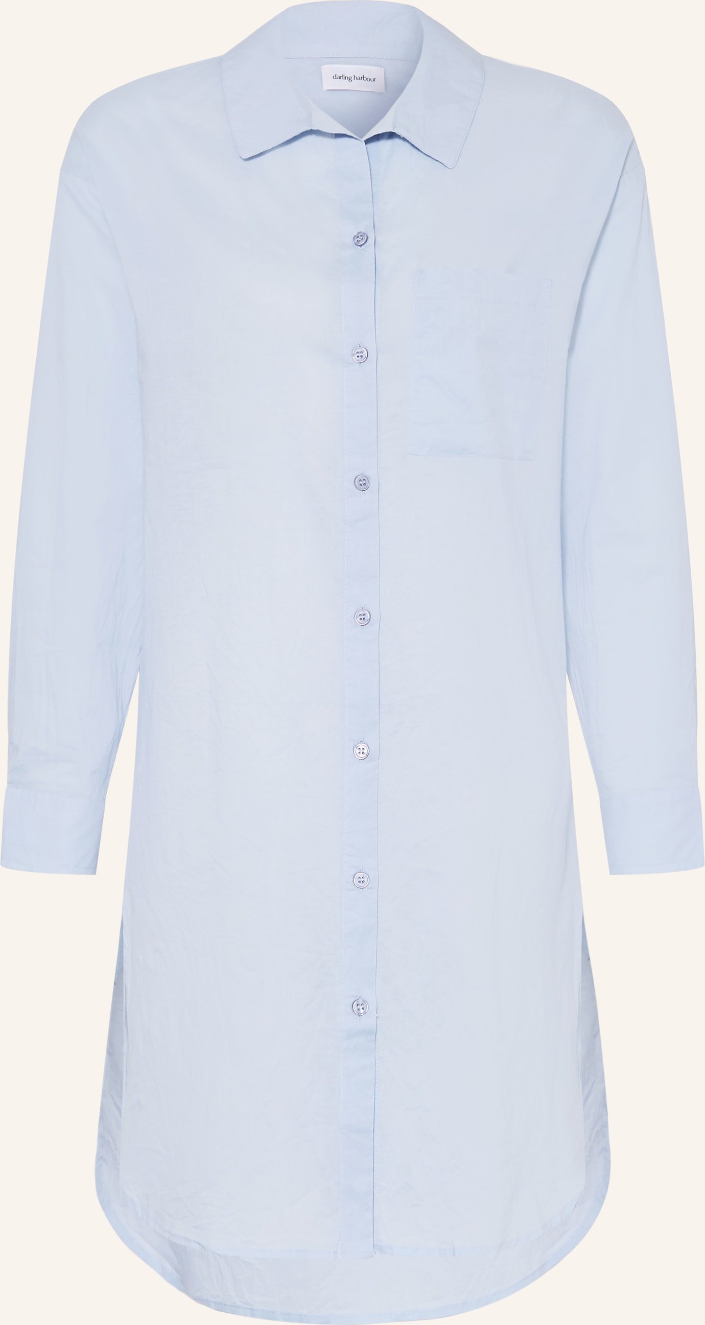 Darling Harbour Hemdblusenkleid blau