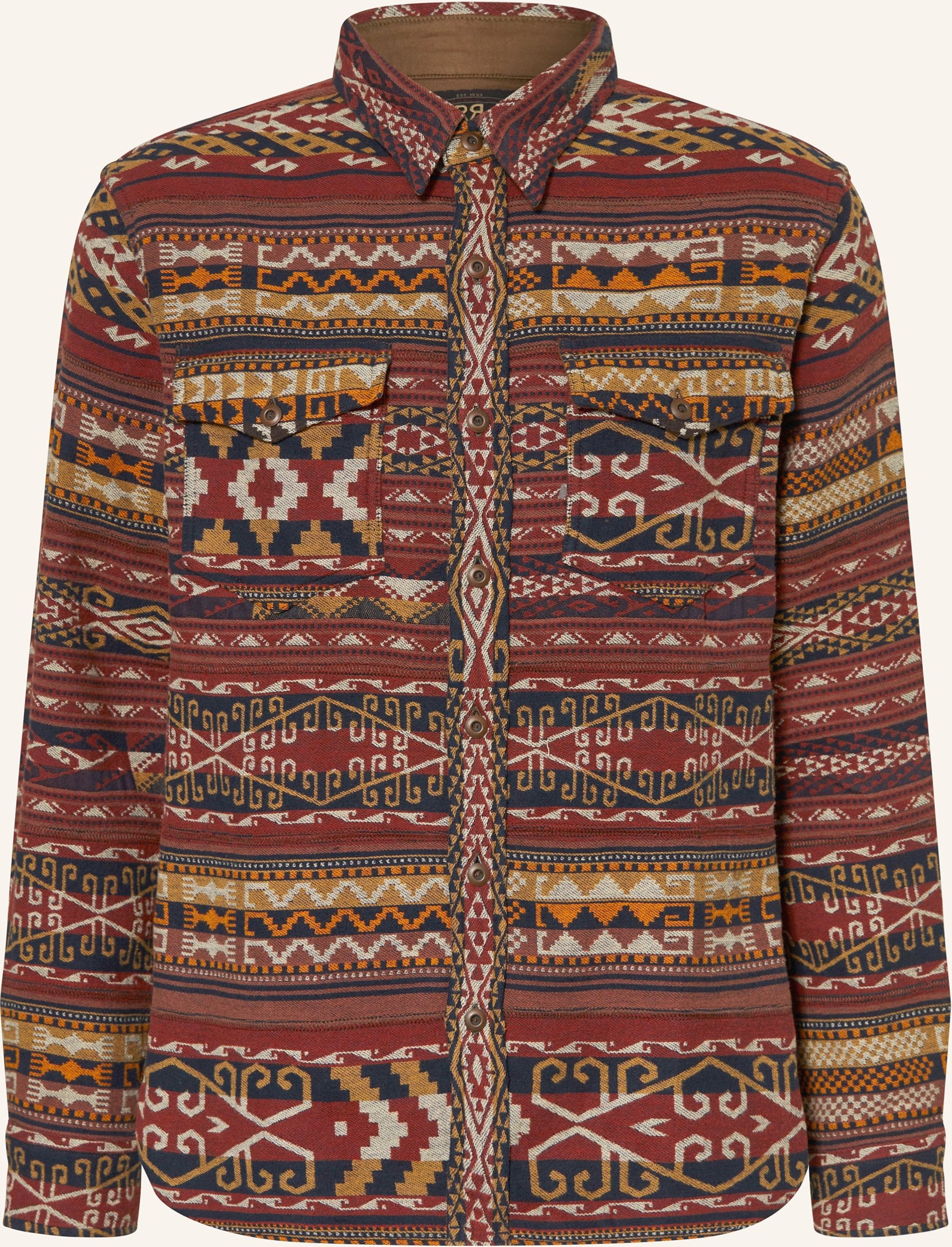 Rrl Hemd Regular Fit rot