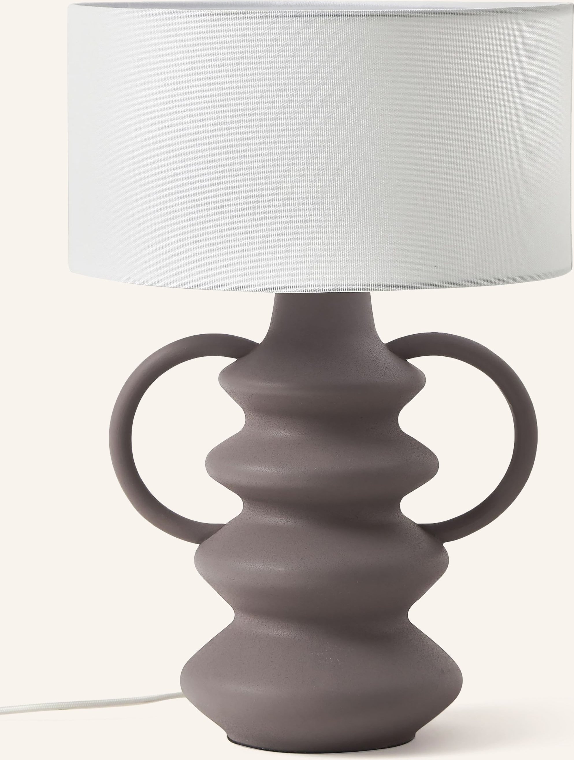 Westwing Collection Tischleuchte Luvi beige