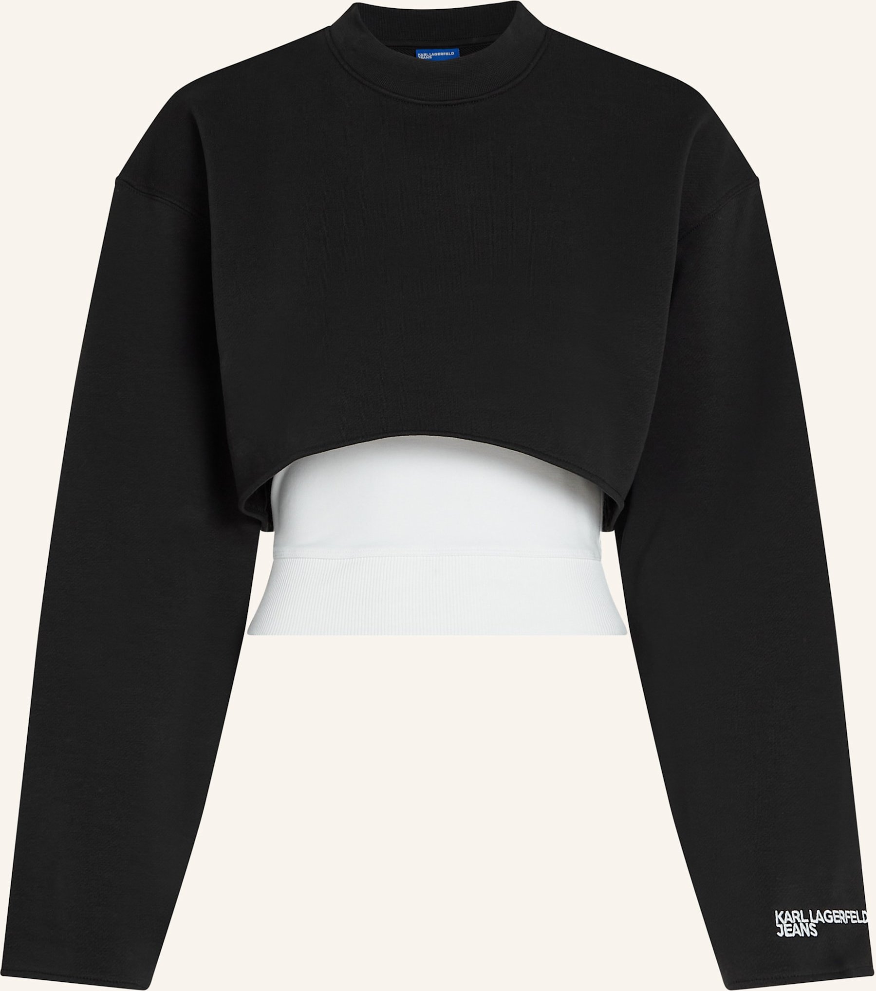 Karl Lagerfeld Jeans Sweatshirt weiss