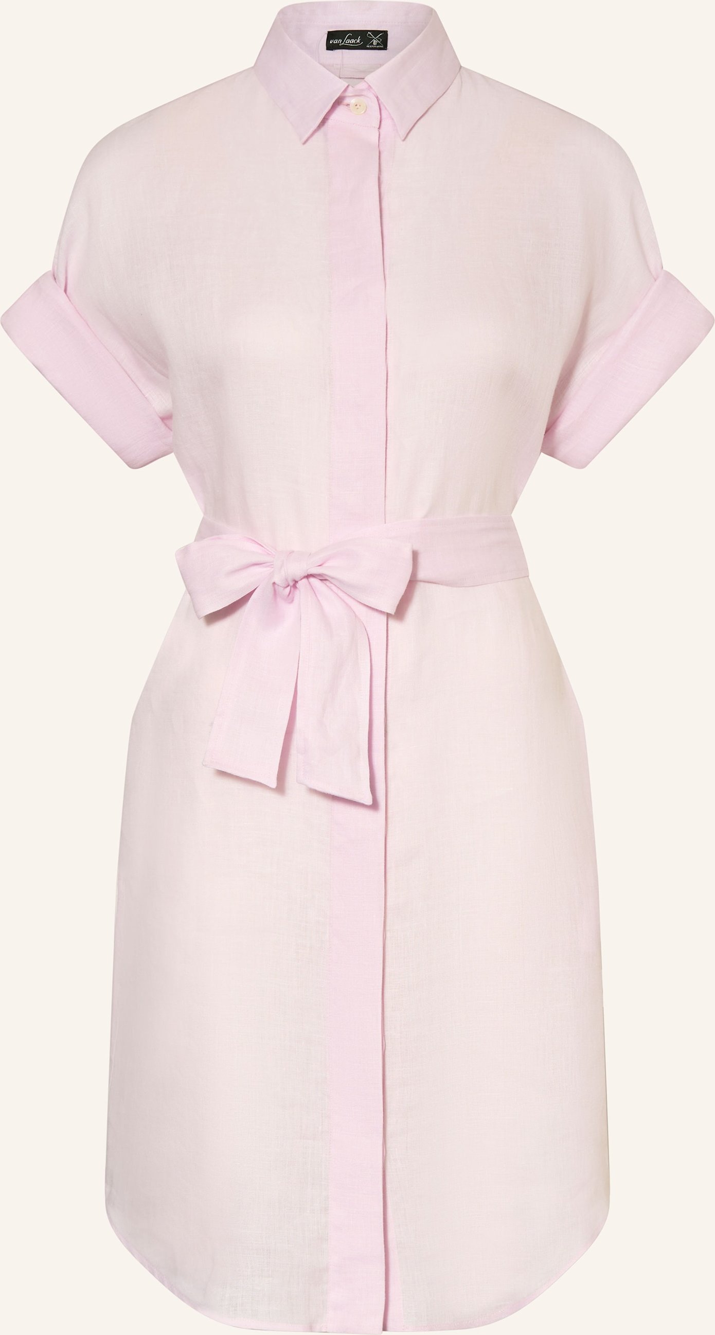 Van Laack Hemdblusenkleid Vl-Kailyn-Brlv Aus Leinen rosa