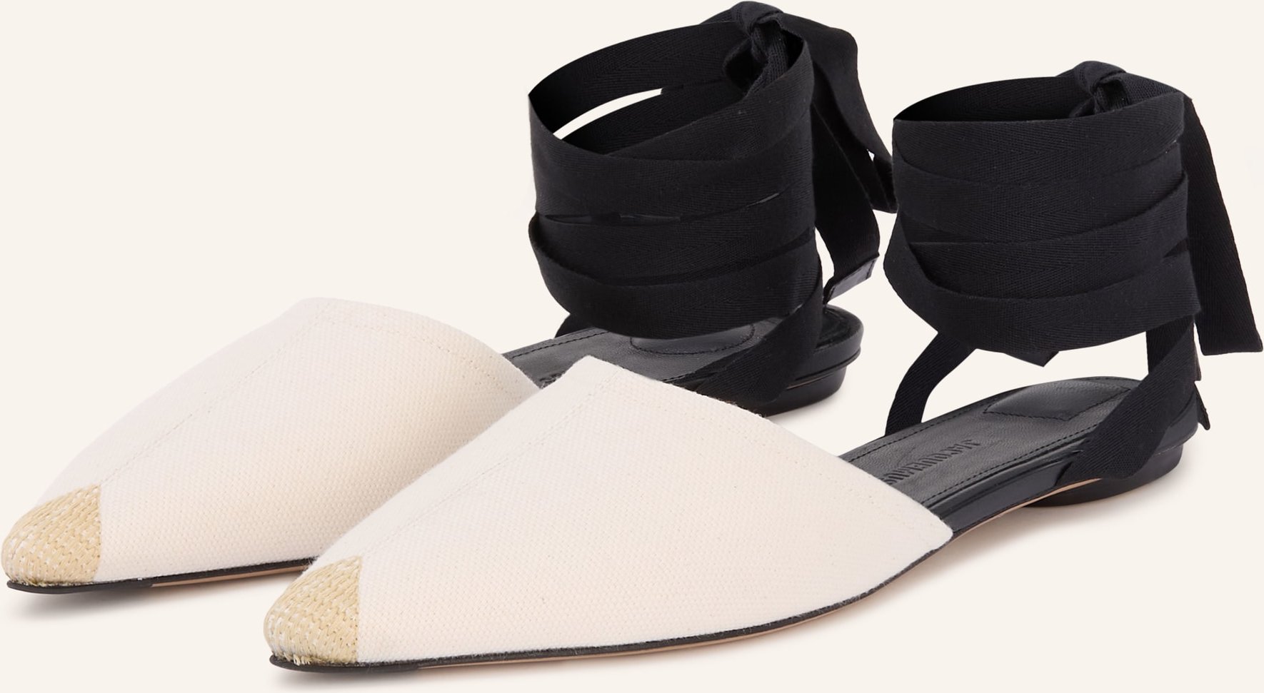 Jacquemus Slingballerinas Les Sandales Espadrilles beige