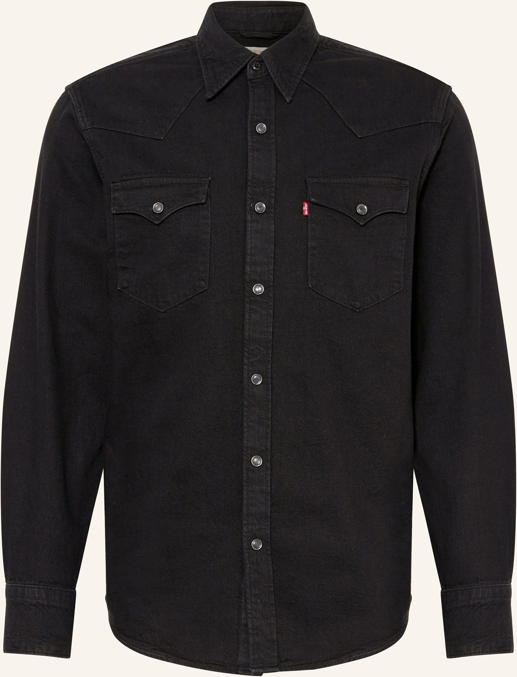 Levi's® Jeanshemd Barstow Standard Fit schwarz