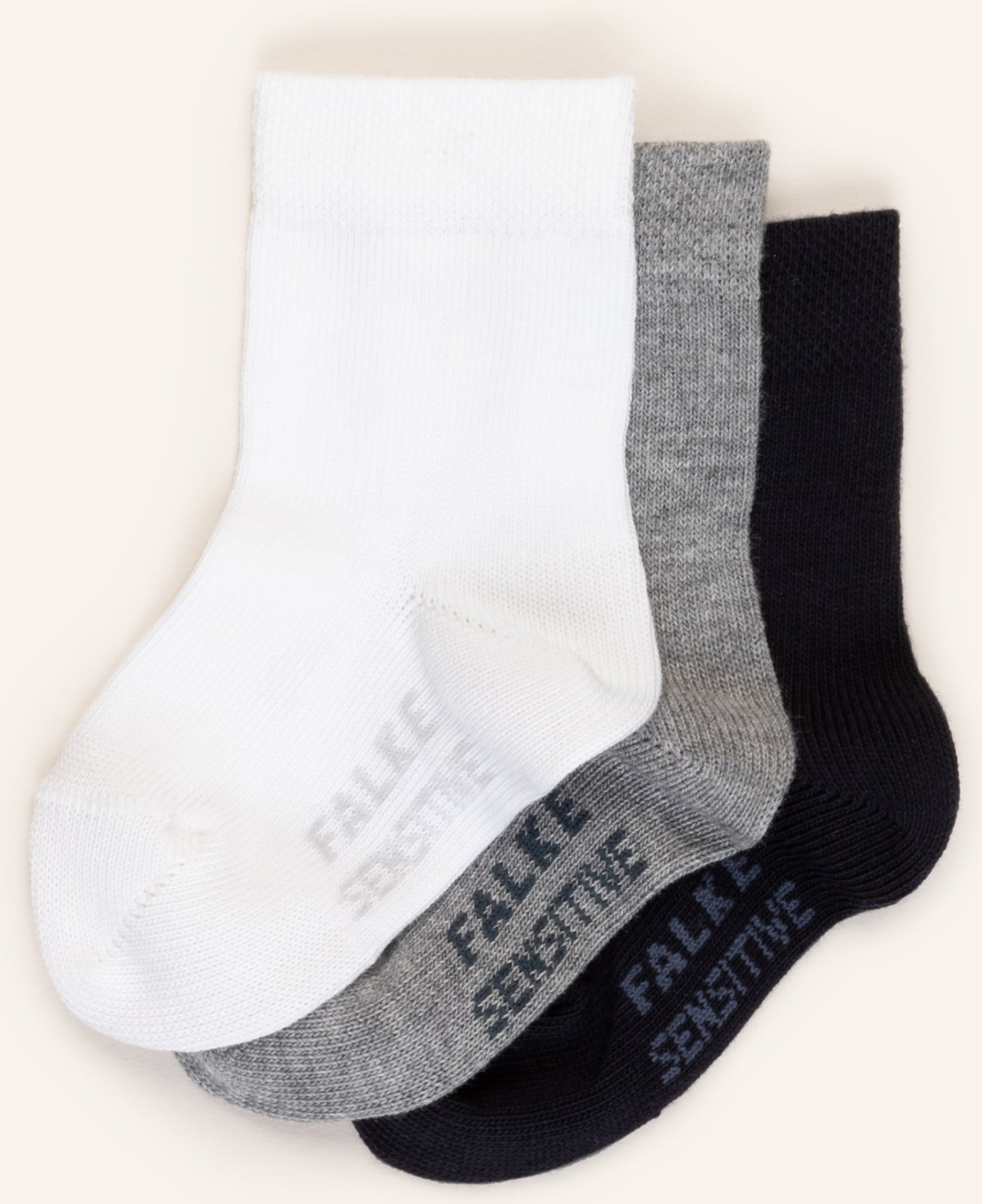 Thumbnail - Falke 3er-Pack Socken Sensitive grau