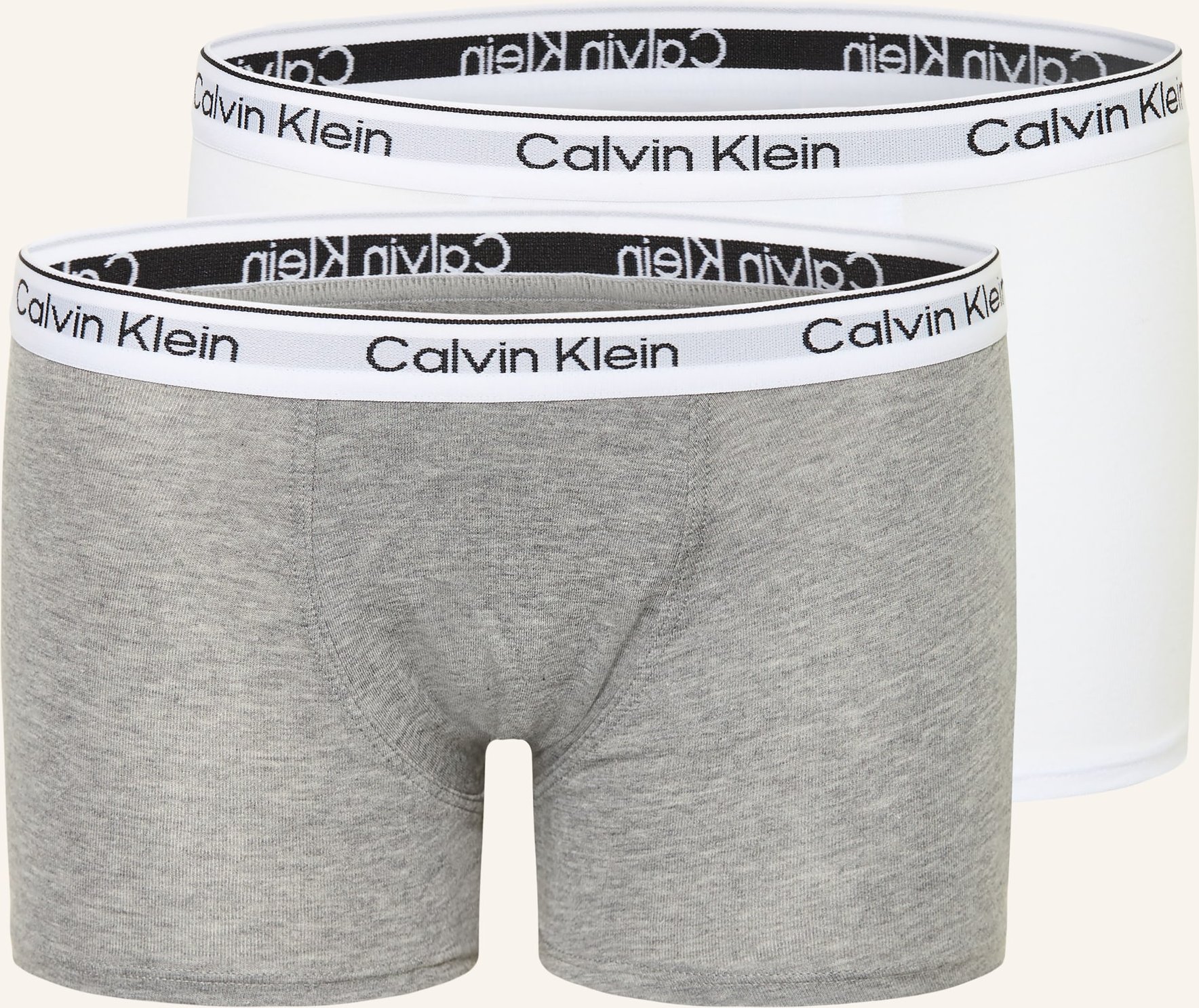 Calvin Klein 2er-Pack Boxershorts Icon Cotton Stretch grau