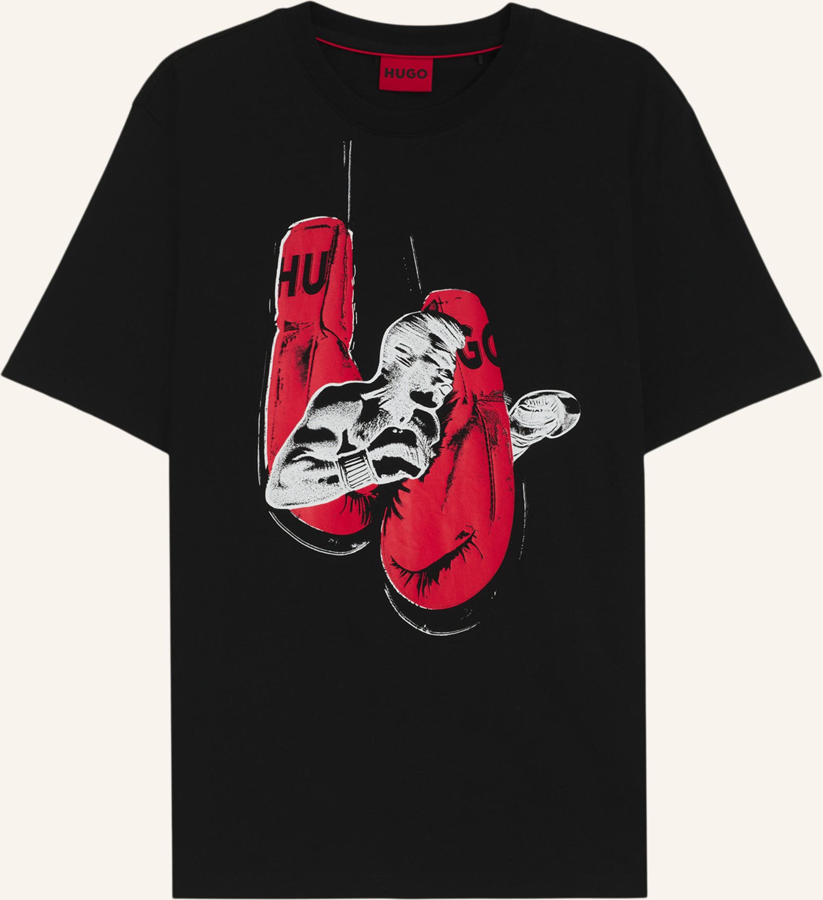 Thumbnail - Hugo T-Shirt Diboxer Regular Fit schwarz