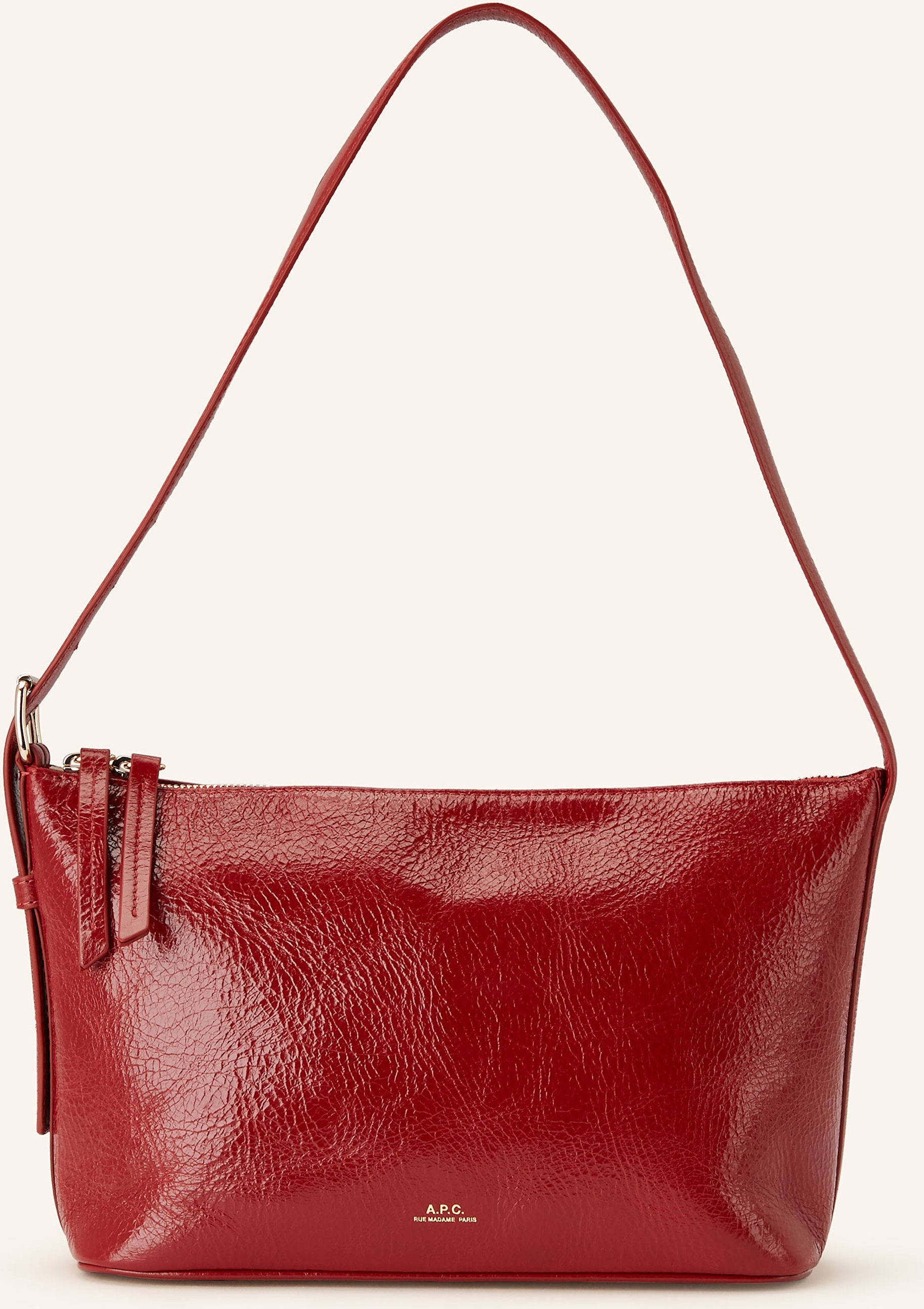 Thumbnail - A.P.C. Schultertasche Vera rot