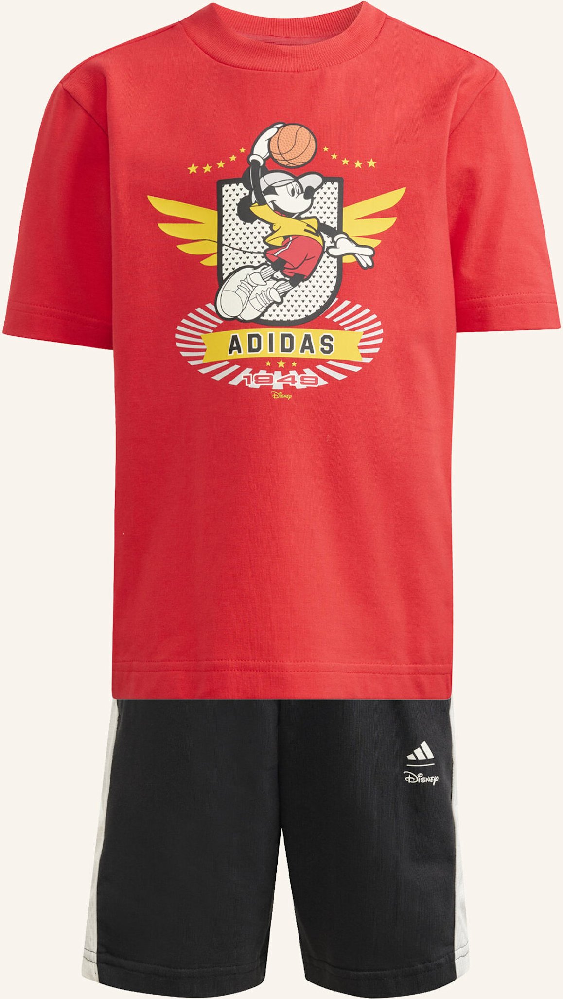 Adidas Adidas Disney Micky Maus T-Shirt-Set rot