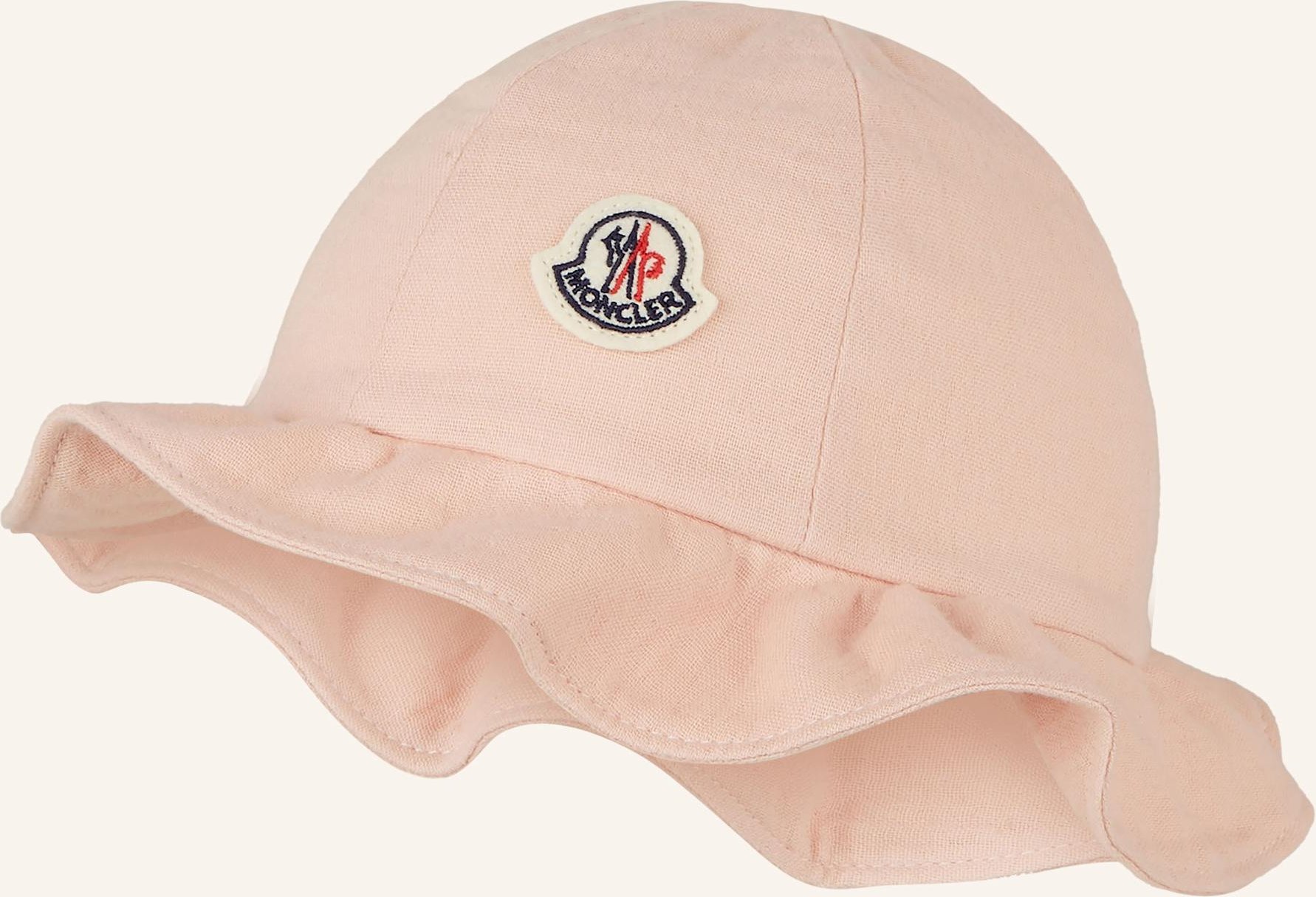 Moncler Enfant Hut Aus Musselin rosa