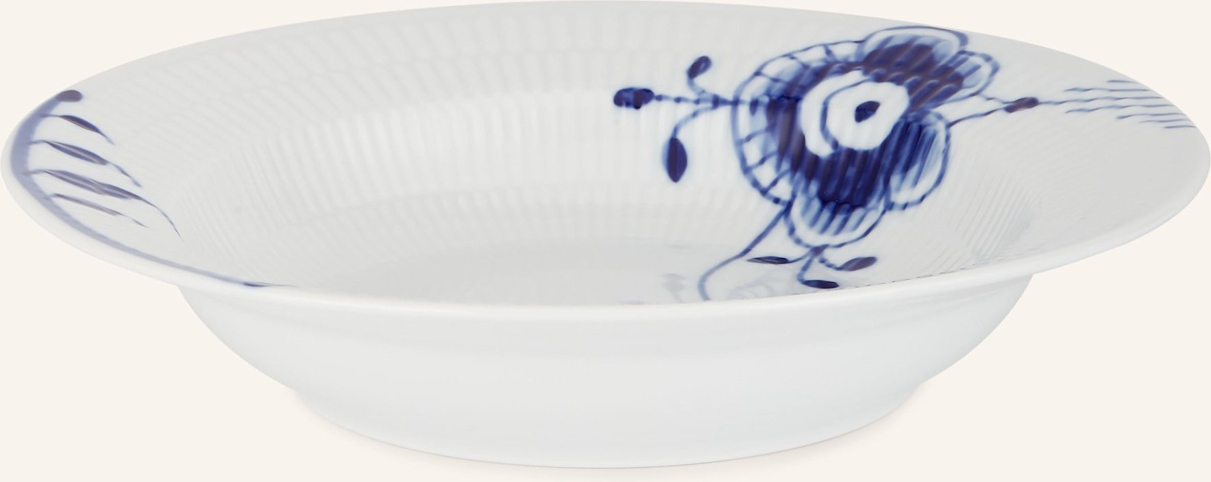Royal Copenhagen Suppenteller Blue Fluted Mega weiss