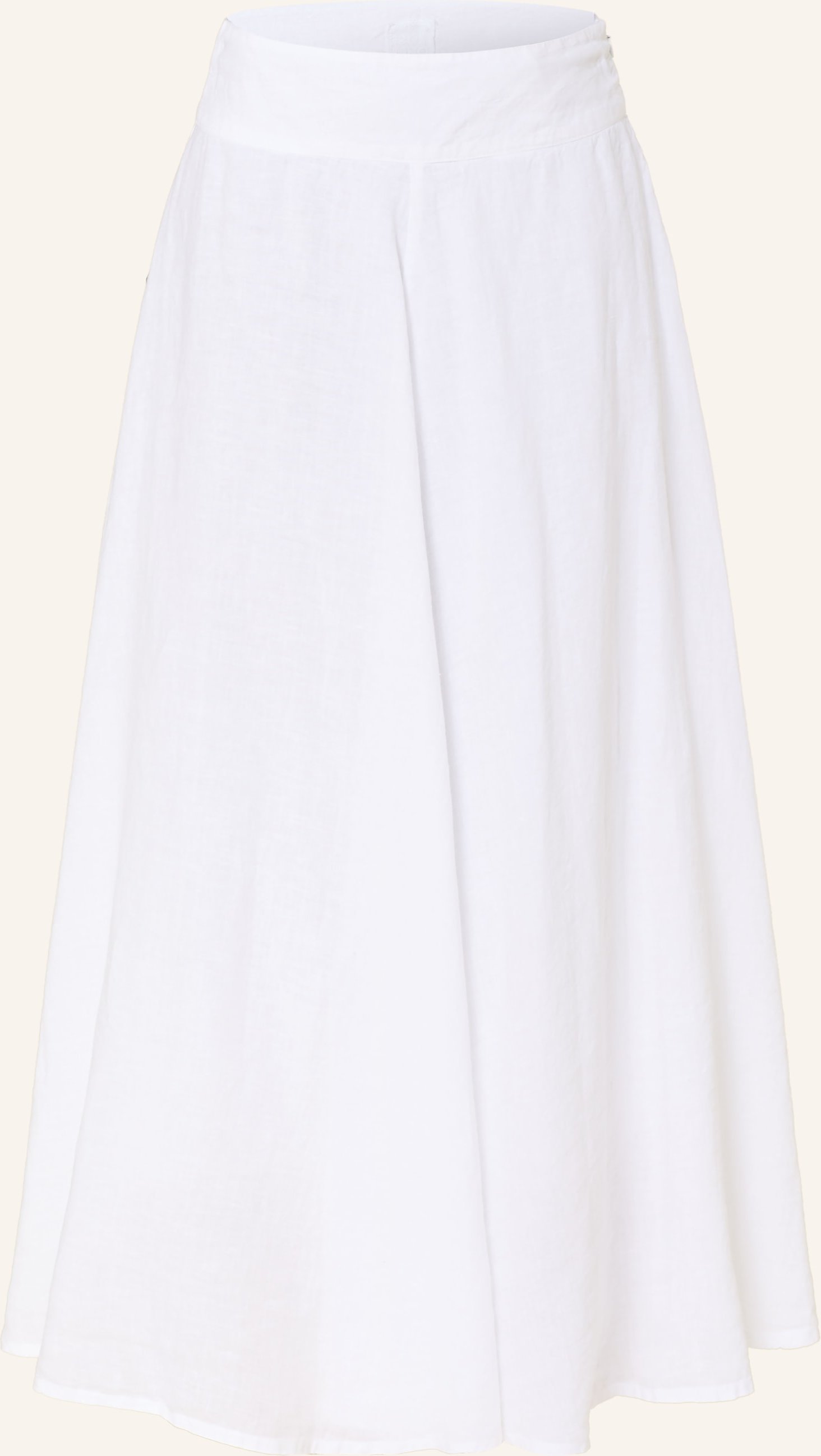 120%Lino Leinenrock weiss