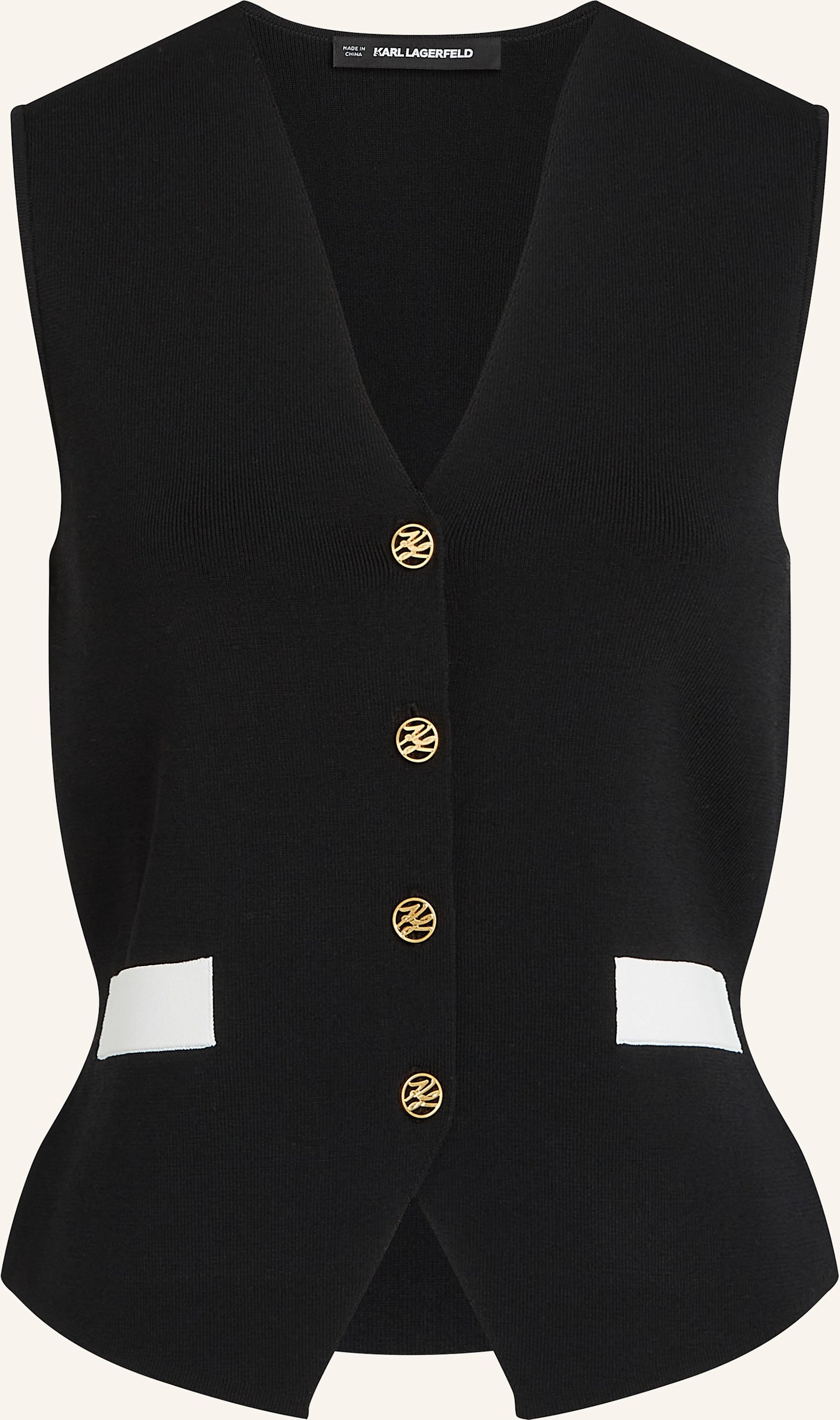 Karl Lagerfeld Top schwarz