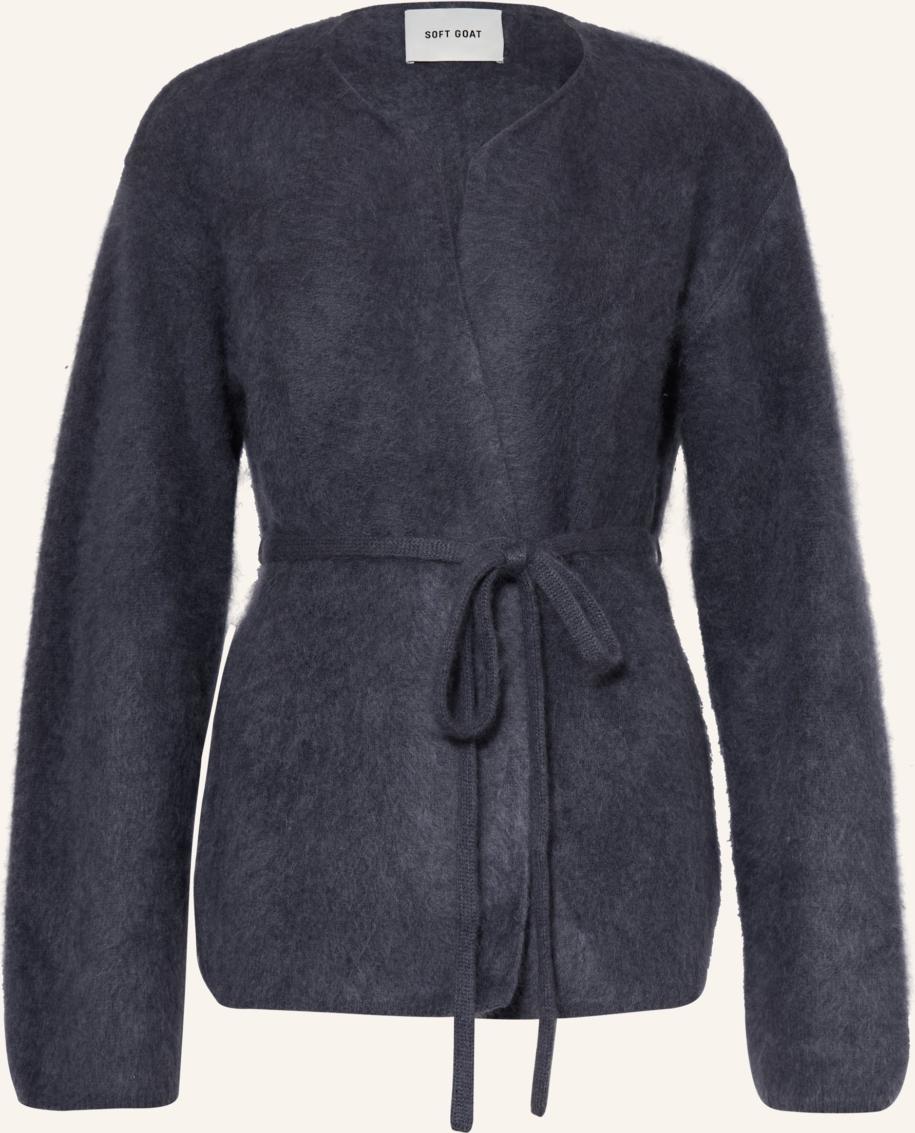 Soft Goat Strickhülle Aus Cashmere grau