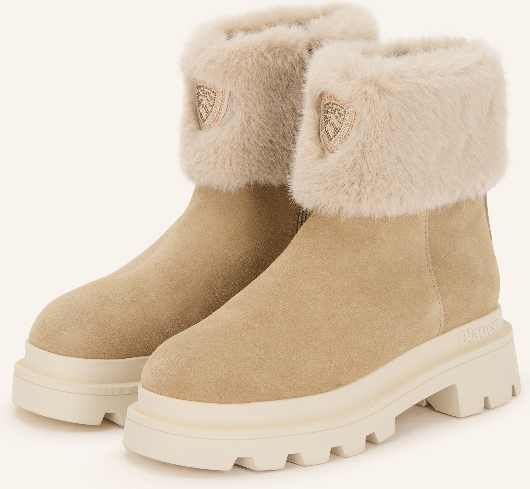 Thumbnail - Blauer Stiefel kimmel10 beige