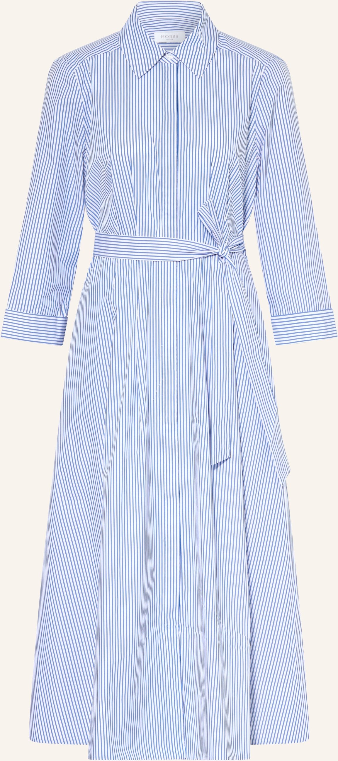 Hobbs Hemdblusenkleid Jane blau