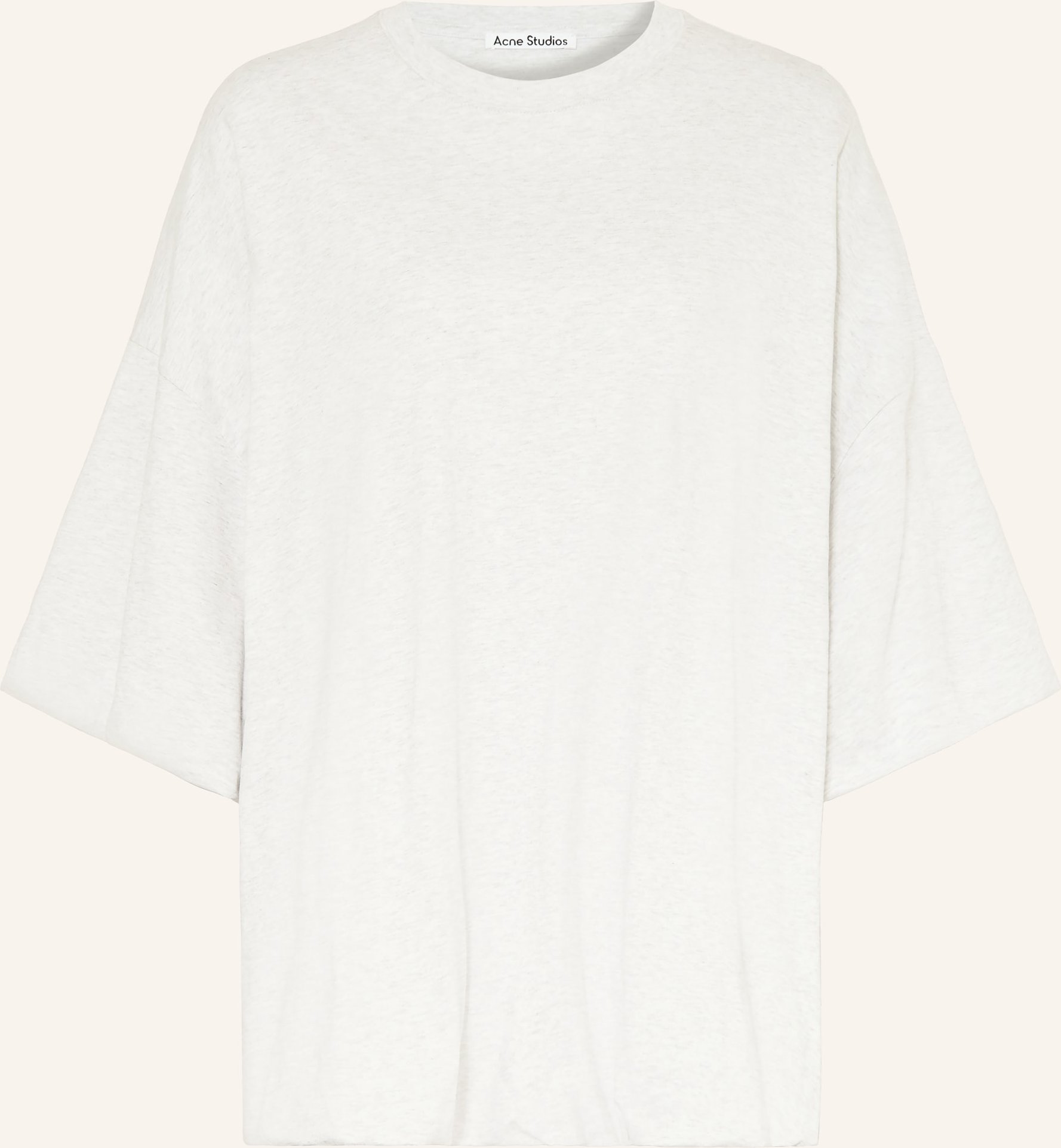 Acne Studios Oversized-Shirt Mit 3/4-Arm grau