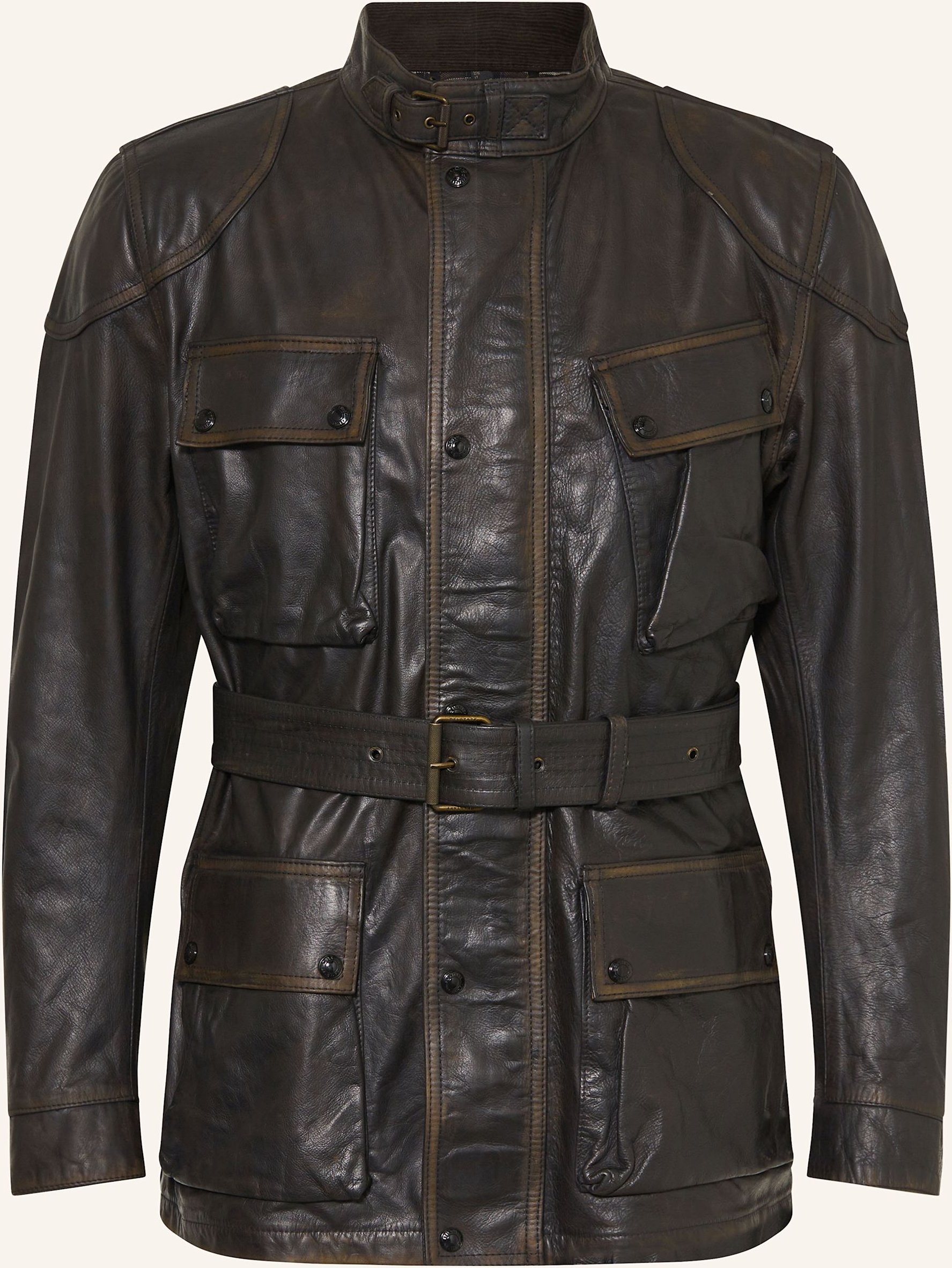Belstaff Lederjacke Legacy Trialmaster schwarz