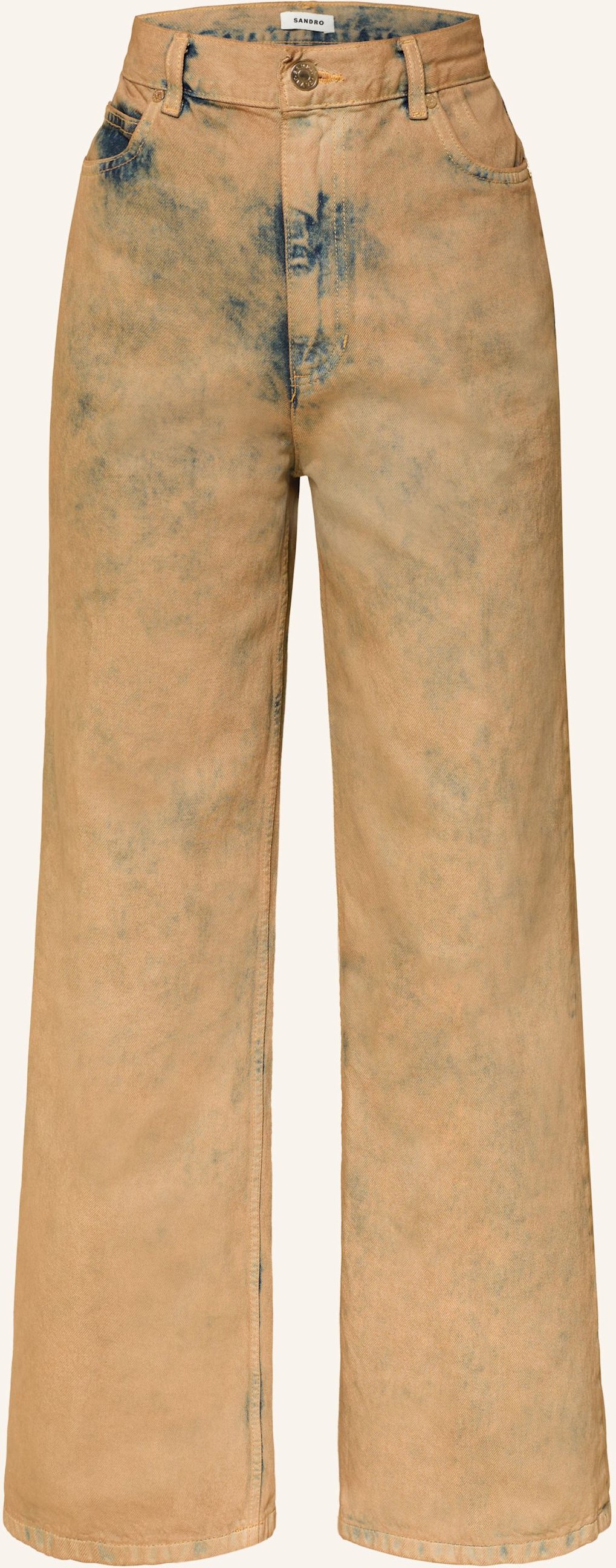 Sandro Wide Leg Jeans beige